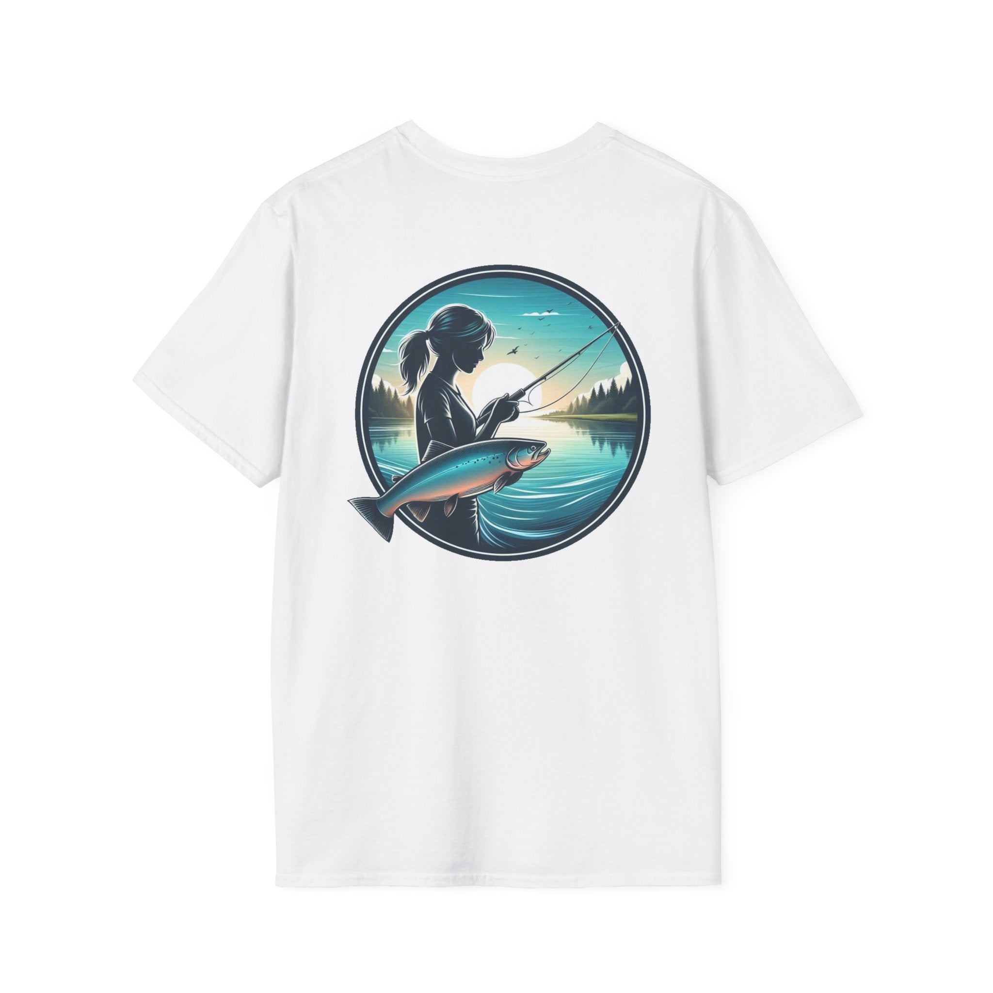 Patriotic Fishing t-shirt, American Flag Tee, 4th of July Shirt, USA Independence Day Top, Patriotic Graphic Tee, Unisex Patriotic