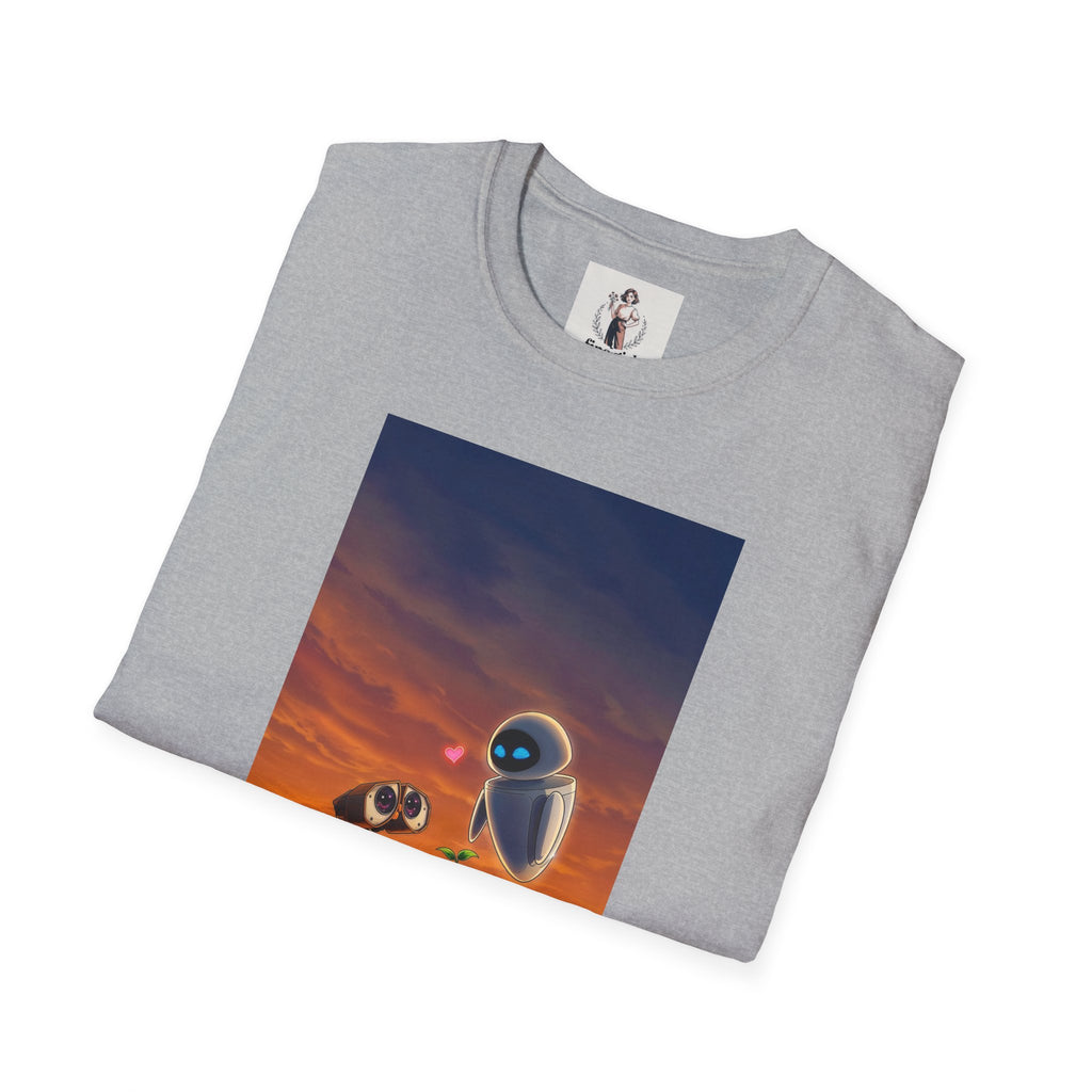 Wall-E Pixar Animation Unisex T-Shirt, Walt Disney Tee, Movie Lover Gift, Graphic Novelty Shirt, Cartoon Character Apparel
