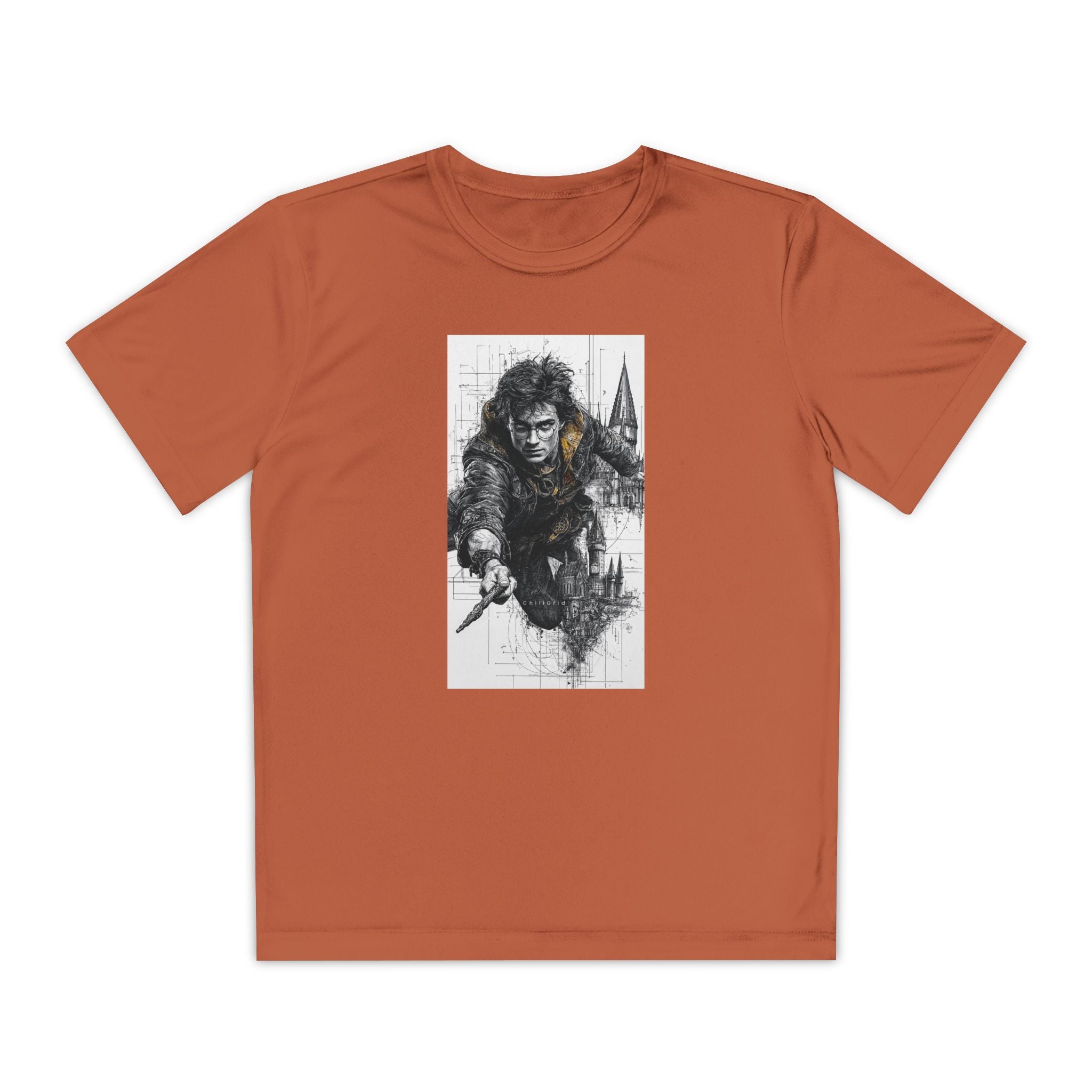 Youth Competitor Tee - Harry Potter, Wizard School Shirt, Magical Kids Top, Hogwarts Fan Gift, Sorcerer's Stone T-Shirt