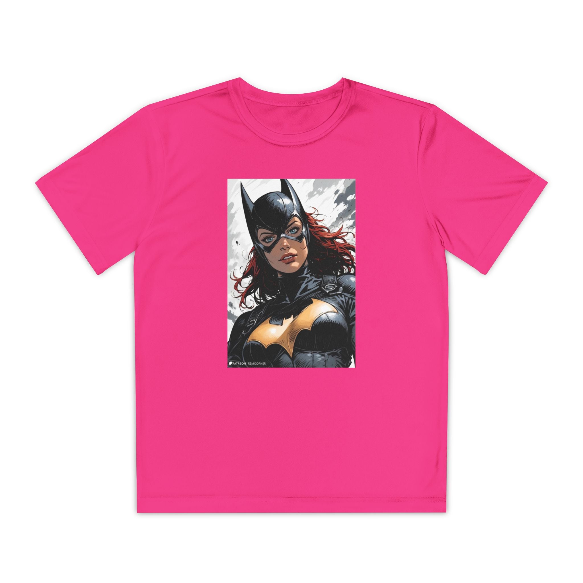 Superhero Youth T-Shirt Sports Graphic Tee, Cool Athletic Shirt for Kids