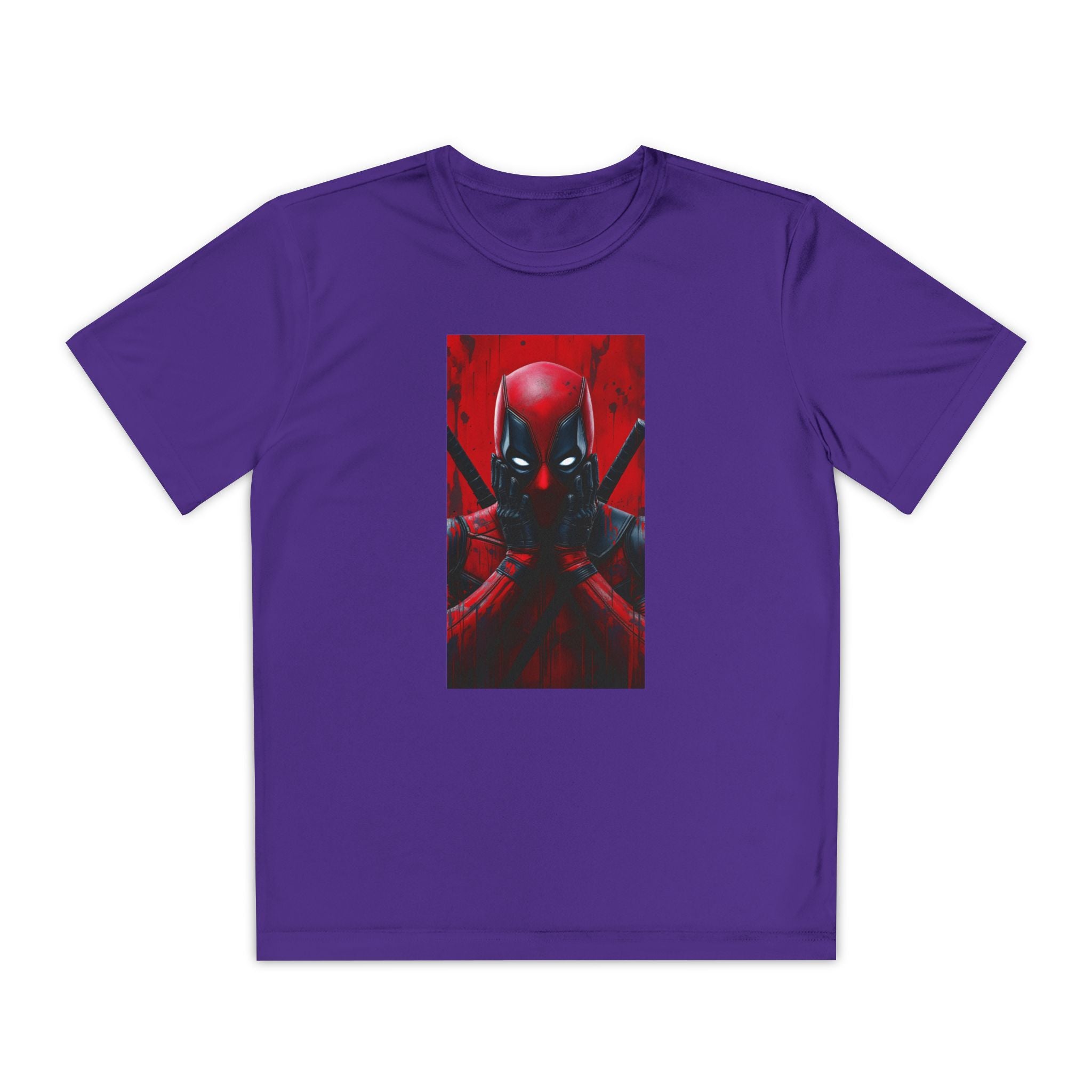 Deadpool Superhero Marvel Patriotic, Kids Graphic T-Shirt, Boys Hero Top, Girls Comic Book Clothing, Birthday
