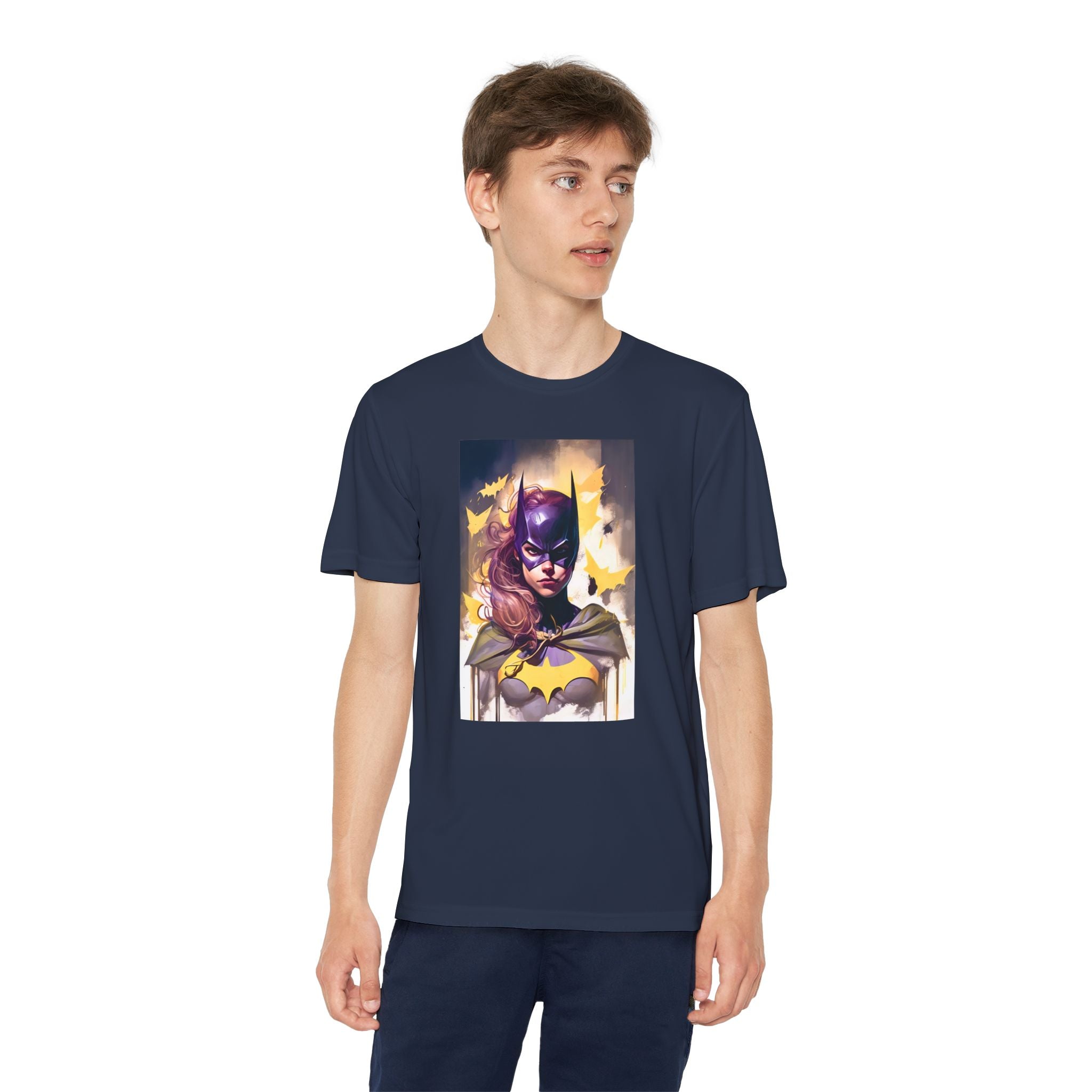 Superhero Youth T-Shirt Sports Graphic Tee, Cool Athletic Shirt for Kids