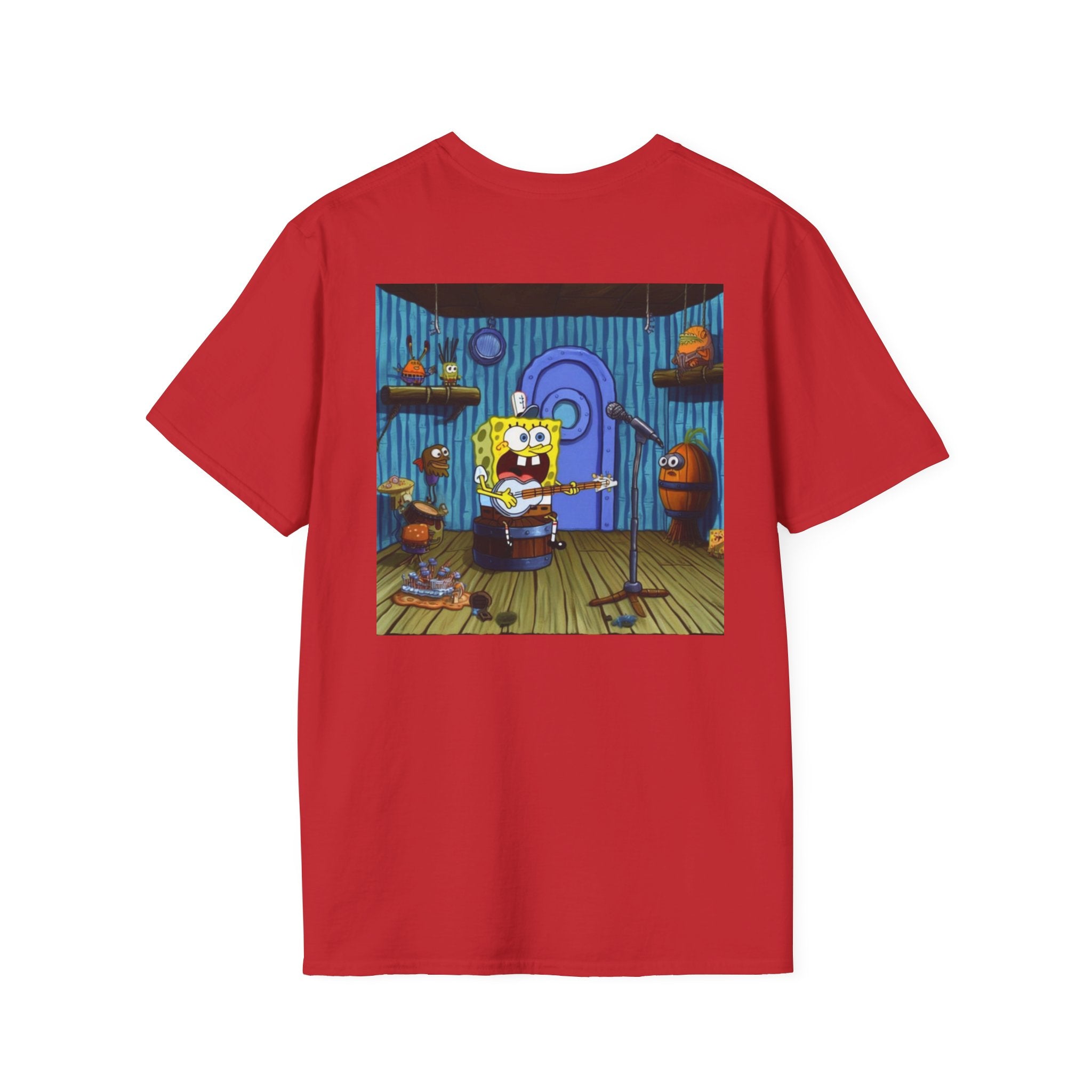 SpongeBob SquarePants Kids T-Shirt, Mr Krabs Squidward Patrick Star Youth Tee, Nickelodeon Children's TV Shirt, Unisex Softstyle