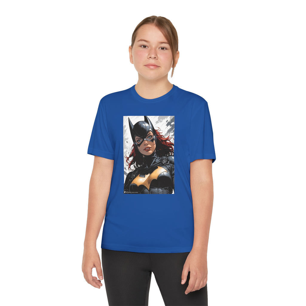 Superhero Youth T-Shirt Sports Graphic Tee, Cool Athletic Shirt for Kids