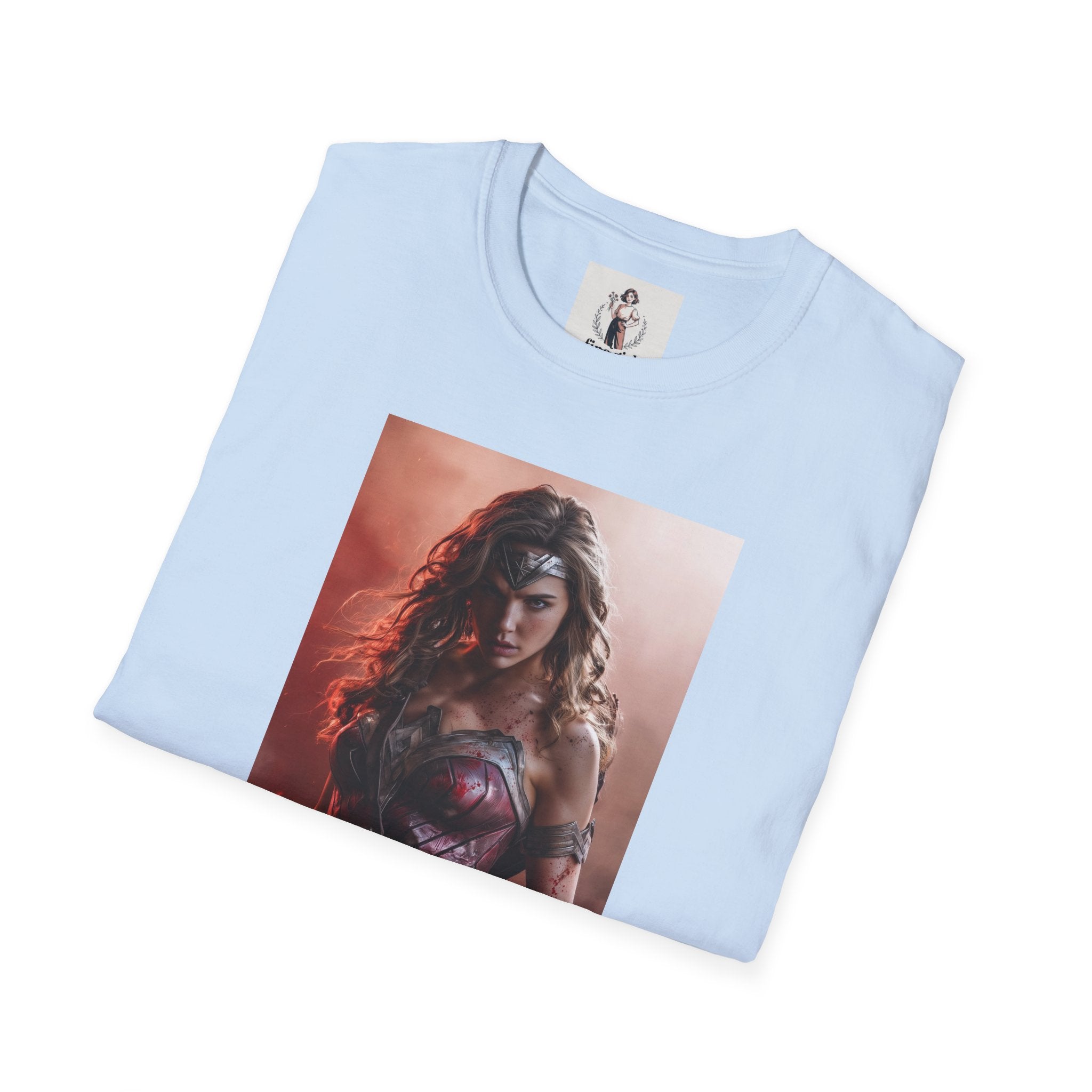 Wonder Woman Marvel Unisex Softstyle T-Shirt, Comic Book Tee, Geeky Clothing, Cosplay Costume Top