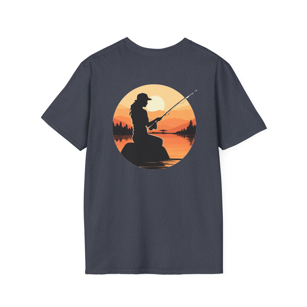 Patriotic Fishing Tshirt, American Flag Tee, 4th of July Shirt, USA Independence Day Top, Patriotic Graphic Tee, Unisex Patriotic