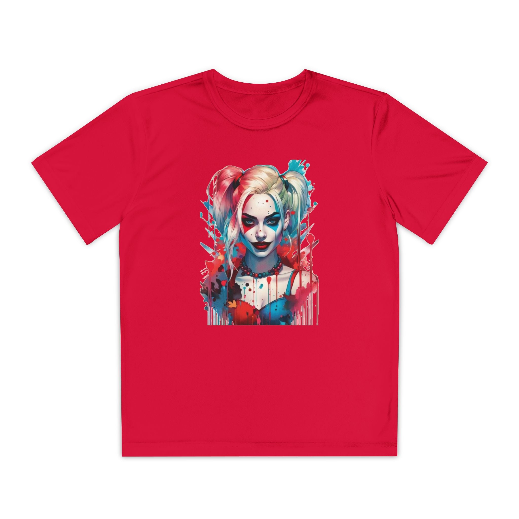 Superhero Youth T-Shirt Sports Graphic Tee, Cool Athletic Shirt for Kids