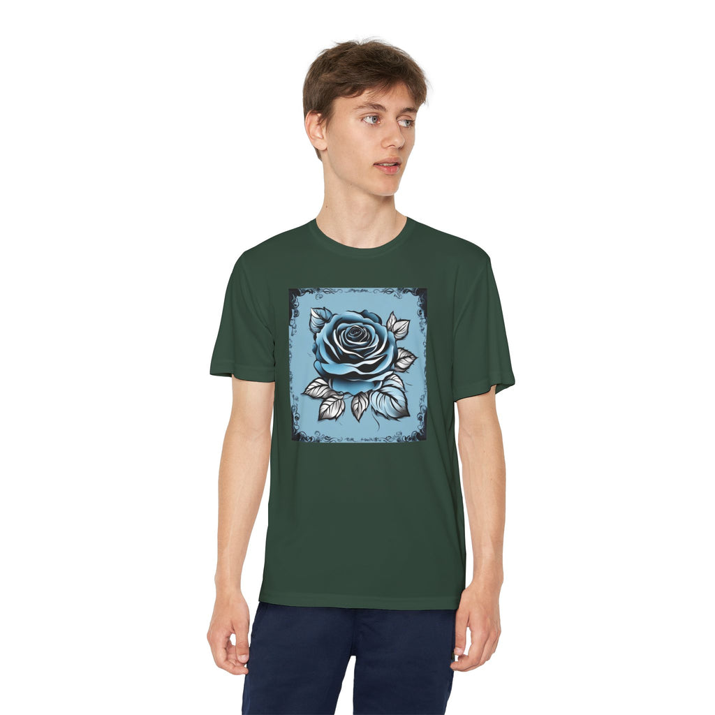 Flower Youth Tshirt, Girls Floral Tee, Kids Spring Shirt, Children's Botanical Top, Teen Blossom T-Shirt