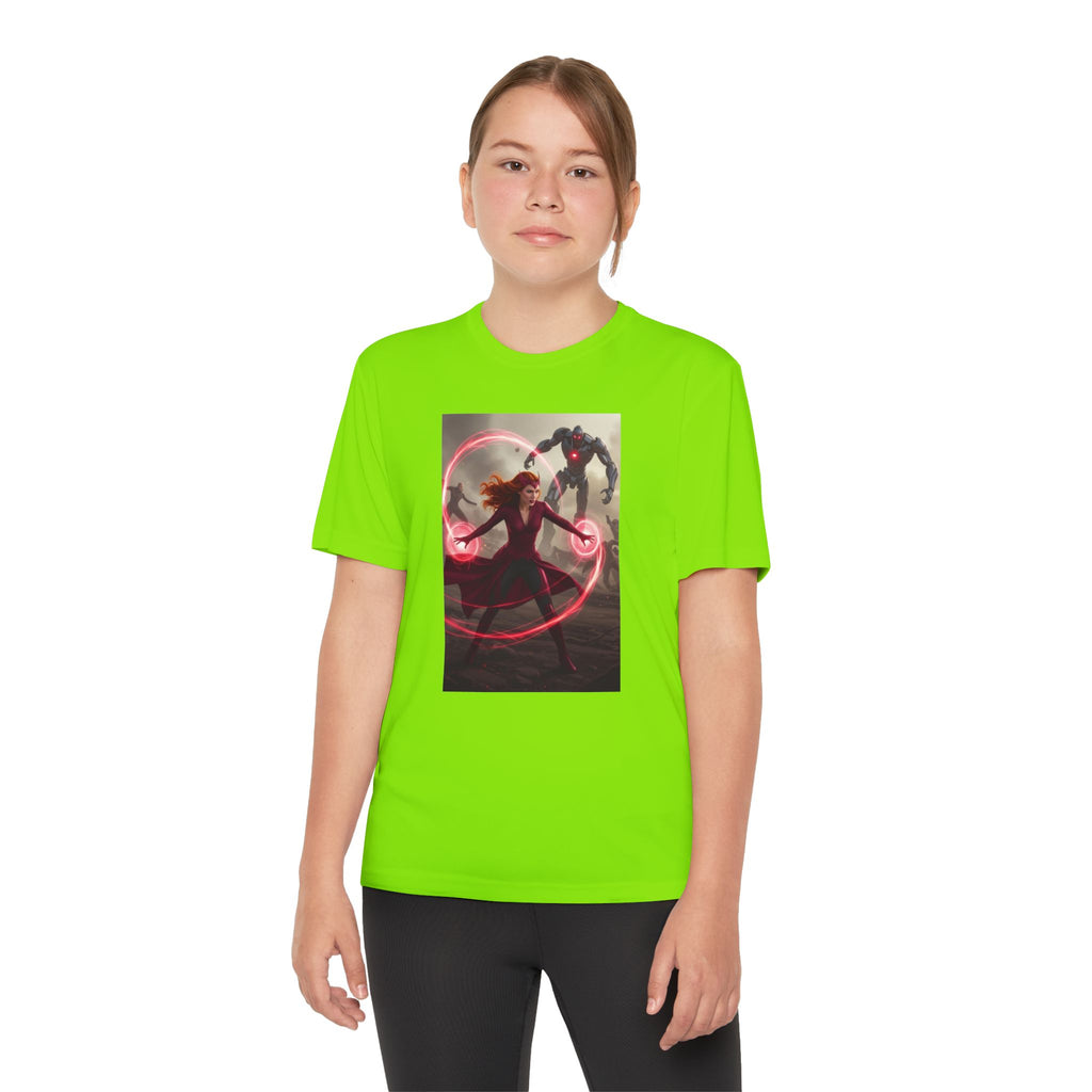 Superhero Youth T-Shirt Sports Graphic Tee, Cool Athletic Shirt for Kids