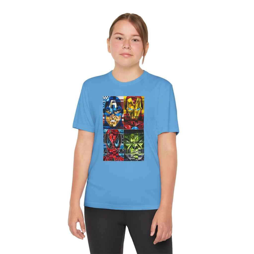 Advengers Youth T-Shirt Sports Graphic Tee, Cool Athletic Shirt for Kids, Perfect for Sports Events, Team Spirit