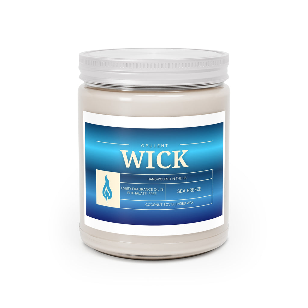 Soy Candles, OPULENT Wick, Hand-poured in the US, White Lid, 9oz, Aromatherapy, Relaxation, Home Decor, Gift, Scented Candles