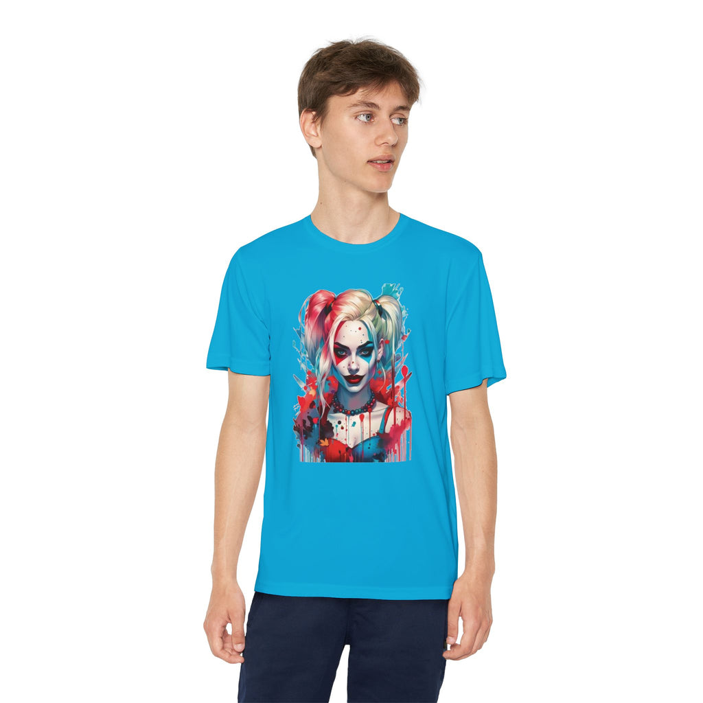 Superhero Youth T-Shirt Sports Graphic Tee, Cool Athletic Shirt for Kids