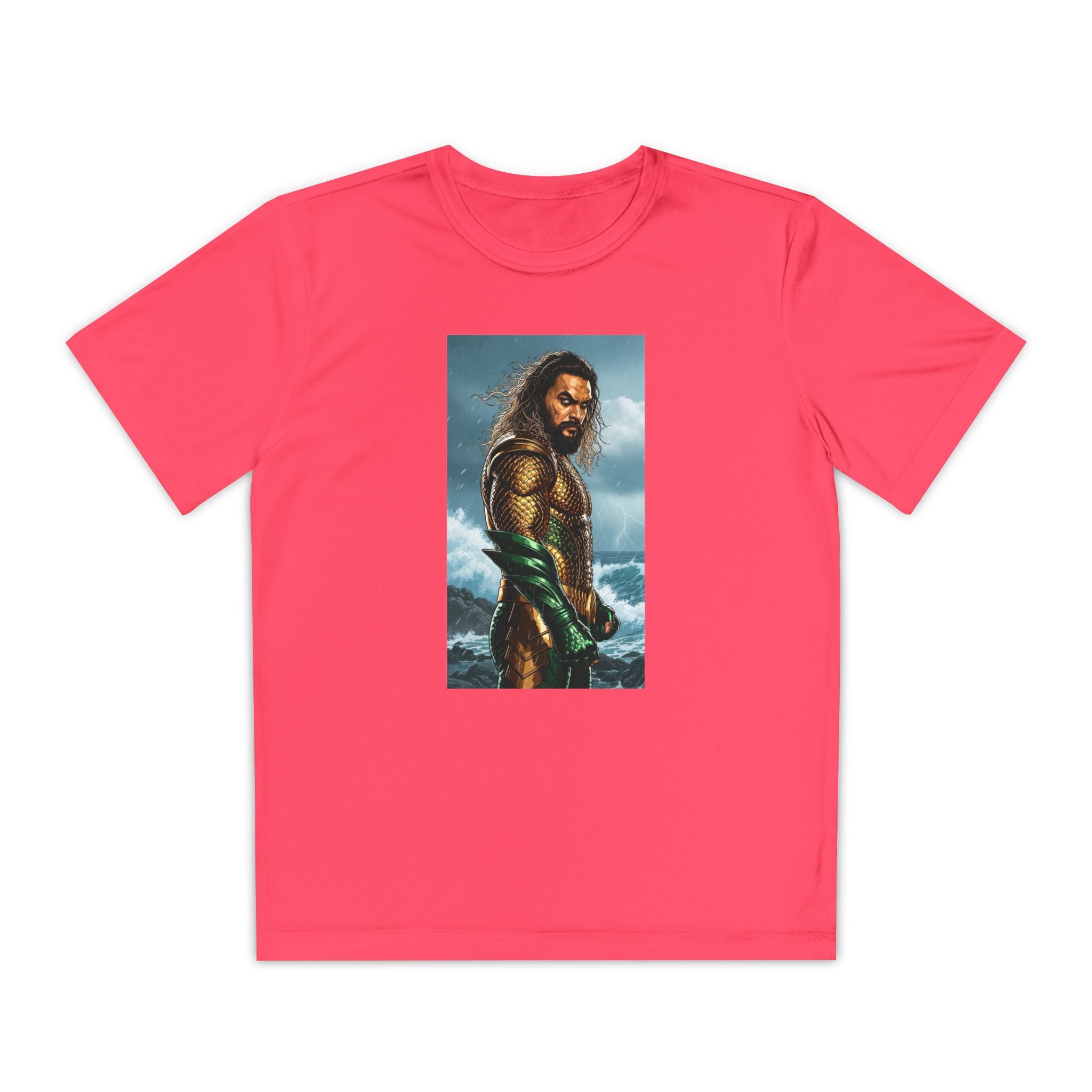 Aquaman Superhero Youth Tee, Kids Superhero Shirt, Child Aquaman T-shirt, Comic Book Tee, Superhero Fan Gift