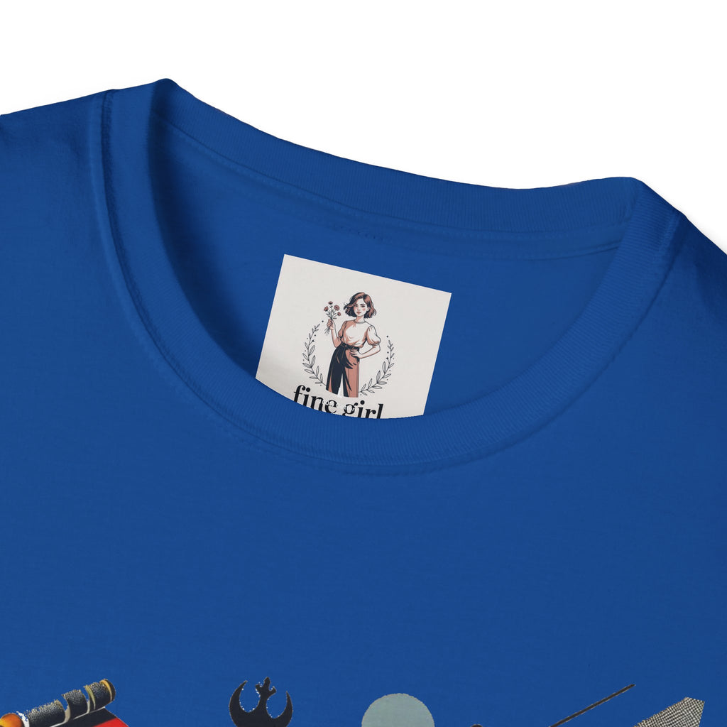 Star Wars Movie Themed T-Shirt Unisex Softstyle T-Shirt