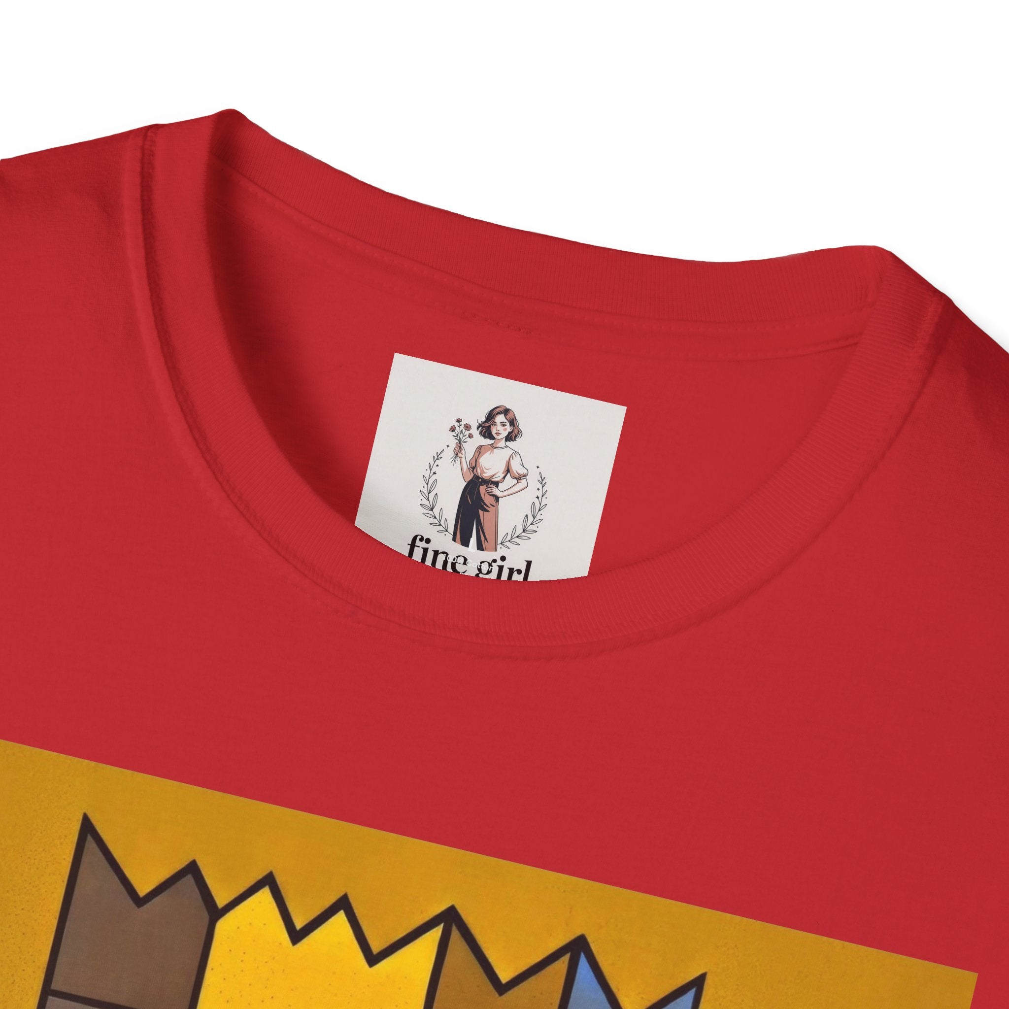 Bart Simpson TV Themed T-Shirt Unisex Softstyle T-Shirt