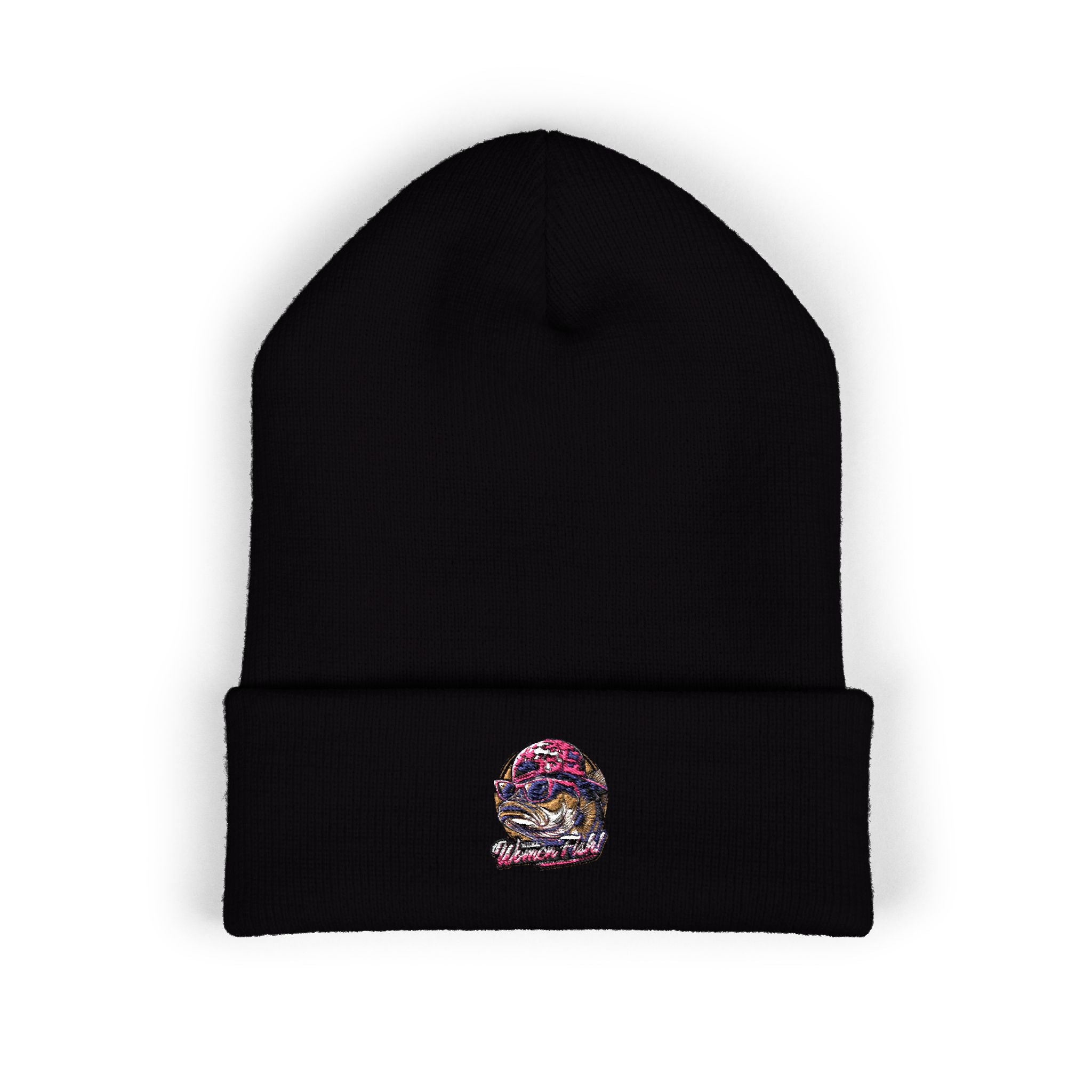 Embroidered Fishing Beanie, Fisherman Gift, Outdoor Apparel, Fishing Gear, Angler Hat, Fishing Lure Beanie