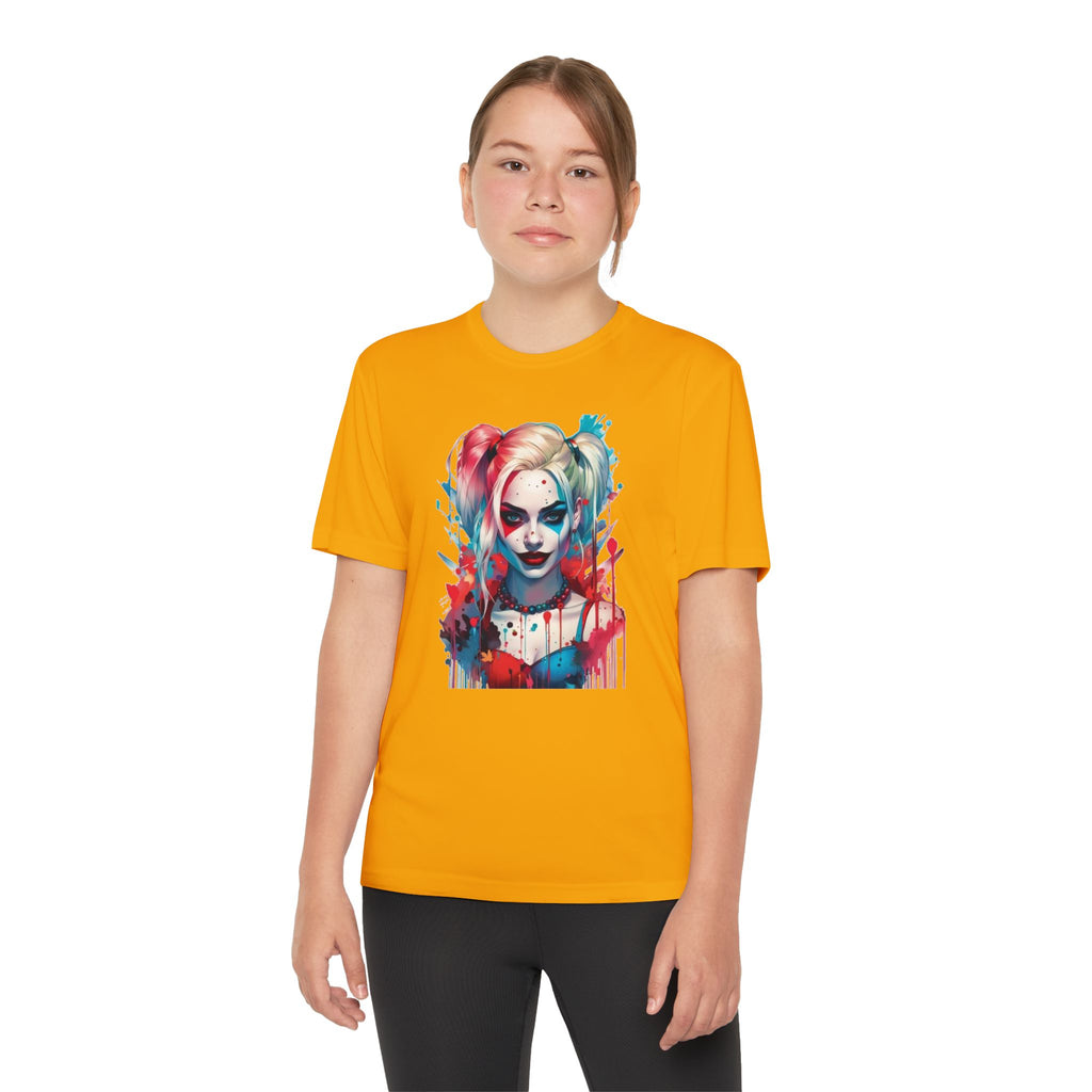 Superhero Youth T-Shirt Sports Graphic Tee, Cool Athletic Shirt for Kids