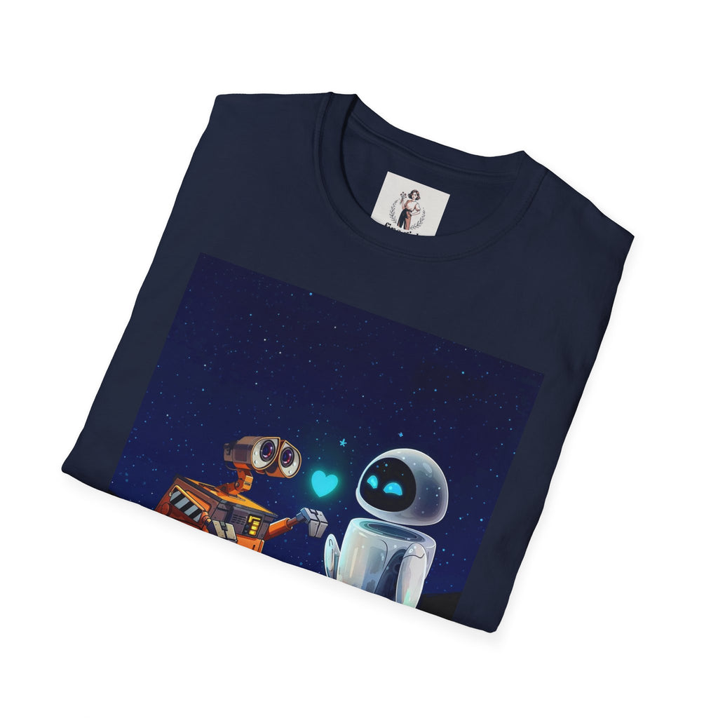 Wall-E Pixar Animation Unisex T-Shirt, Walt Disney Tee, Movie Lover Gift, Graphic Novelty Shirt, Cartoon Character Apparel