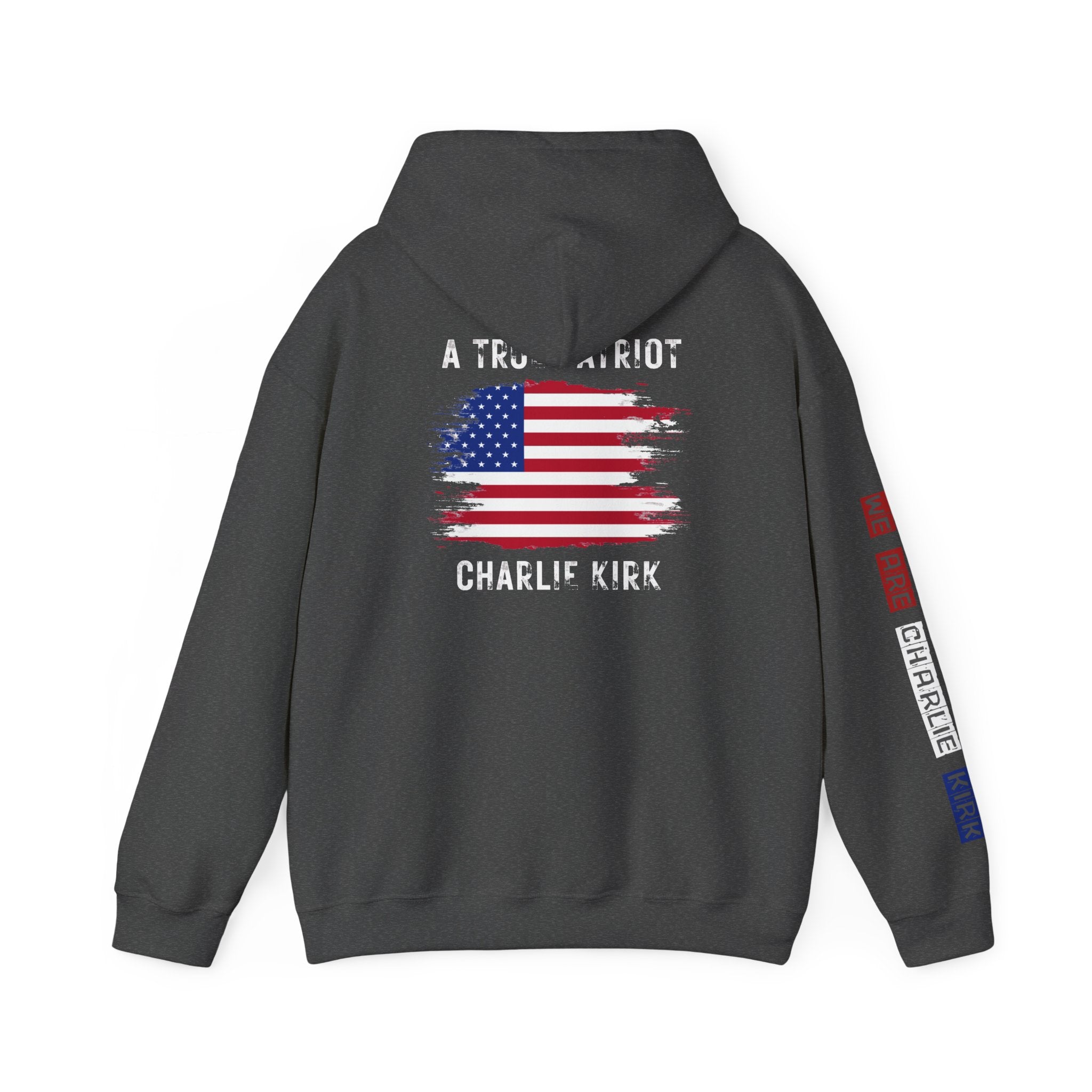 Charlie kirk Patriotic Hoodie Rebel Spirit Unisex Hoodie