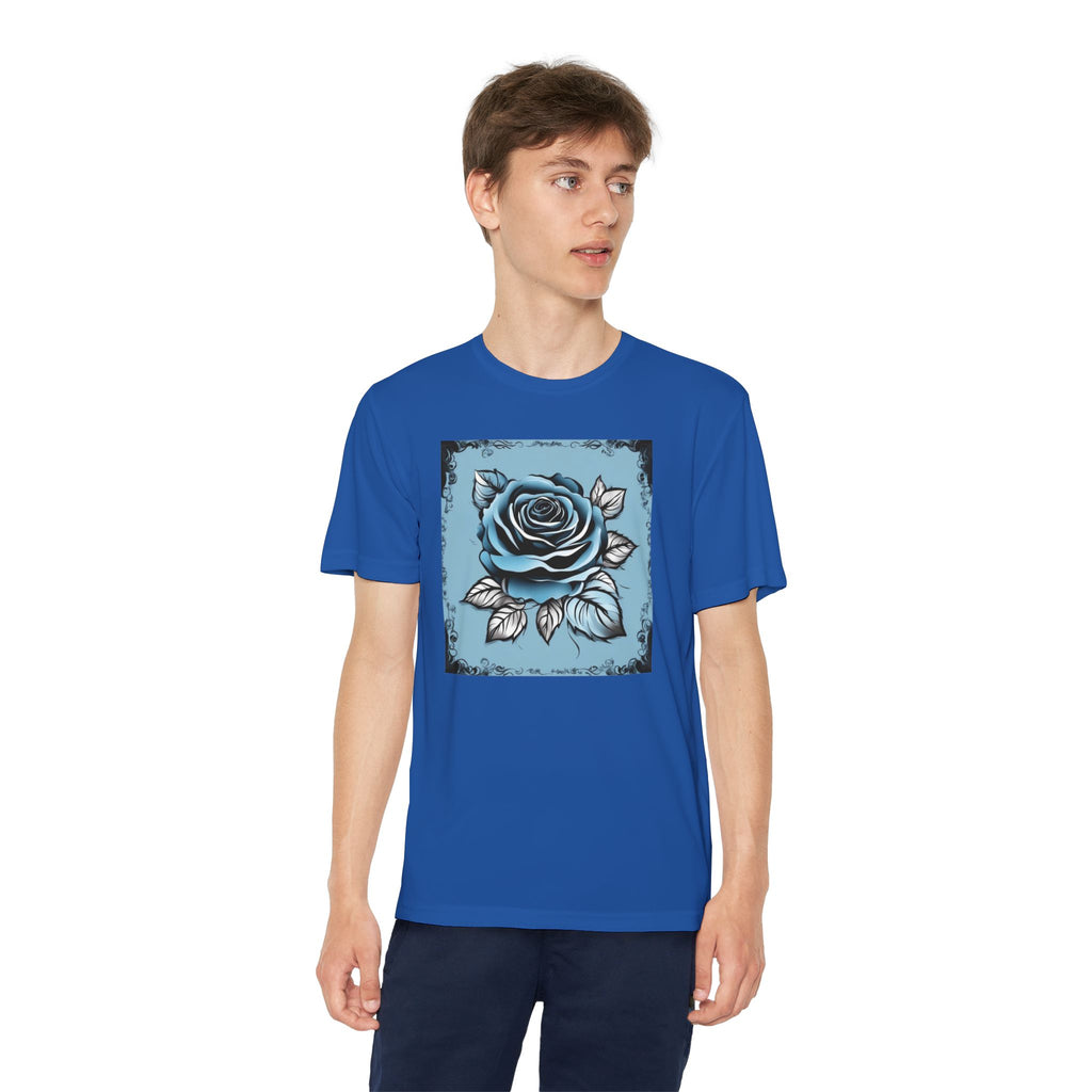 Flower Youth Tshirt, Girls Floral Tee, Kids Spring Shirt, Children's Botanical Top, Teen Blossom T-Shirt