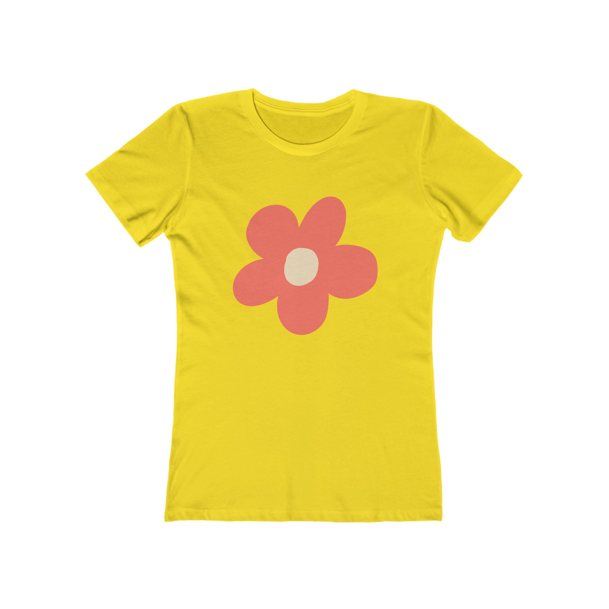 Flower Women's Tshirt, Floral Graphic Tee, Casual Top for Her, Spring Blossom Shirt, Botanical Print Blouse