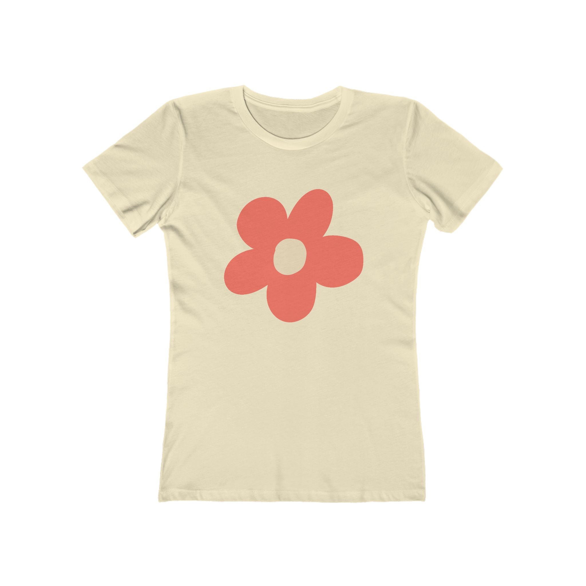 Flower Women's Tshirt, Floral Graphic Tee, Casual Top for Her, Spring Blossom Shirt, Botanical Print Blouse