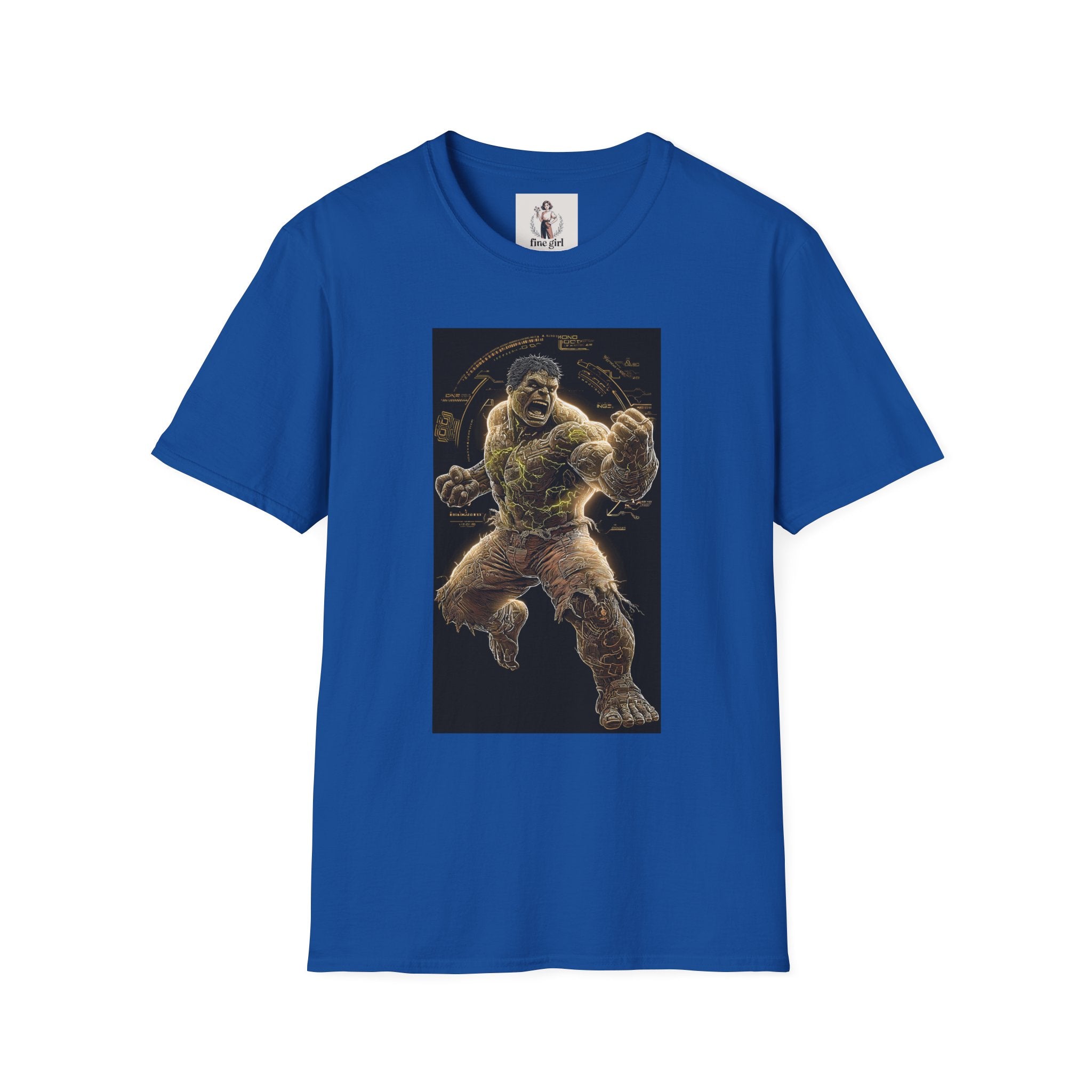 The Incredible Hulk Superhero Marvel Unisex Softstyle T-Shirt, Comic Book Tee, Geeky Clothing, Cosplay Costume Top