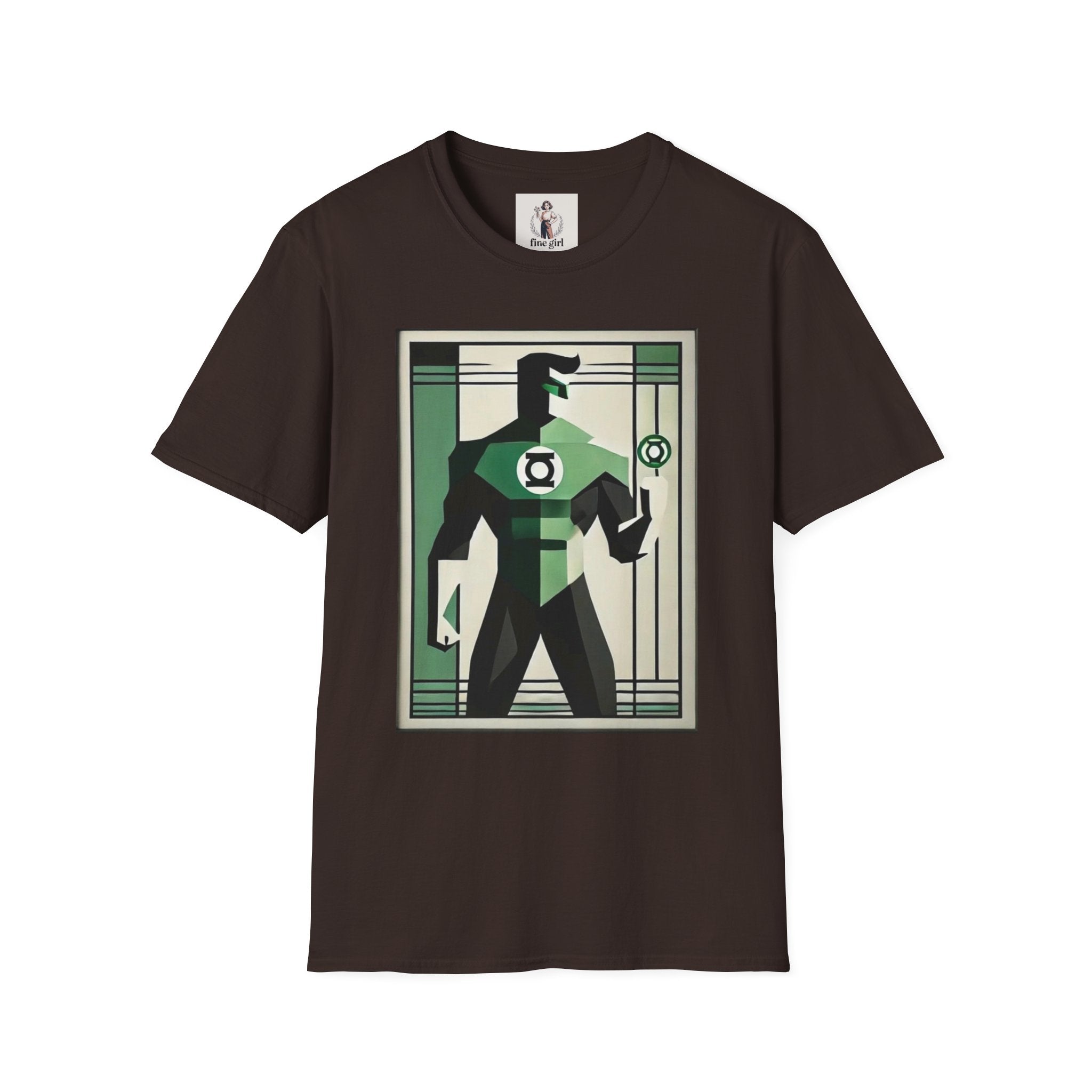 Green Lantern Superhero Marvel Unisex Softstyle T-Shirt, Comic Book Tee, Graphic Novel Shirt, Geeky Clothing, Cosplay Costume Top