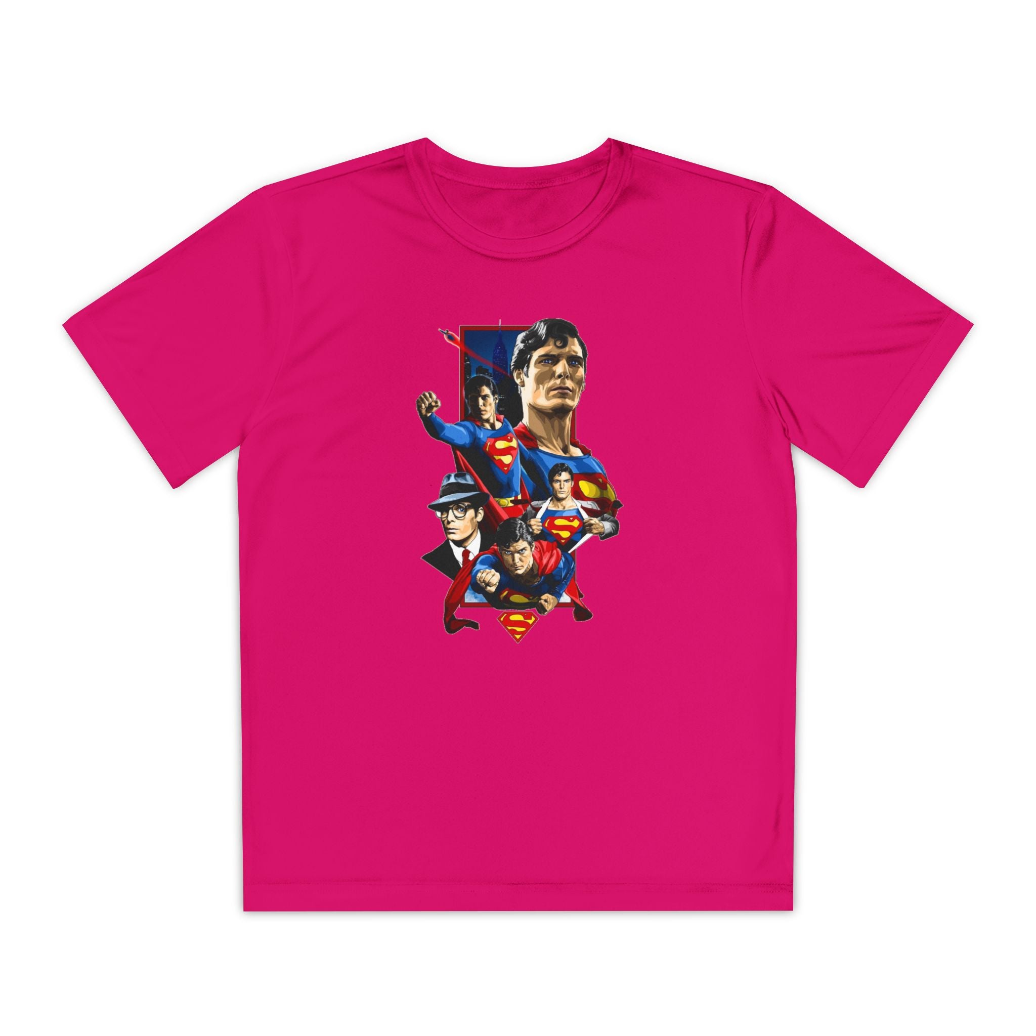 Superman Youth T-Shirt Sports Graphic Tee, Cool Athletic Shirt for Kids, Perfect for Sports Events, Team Spirit