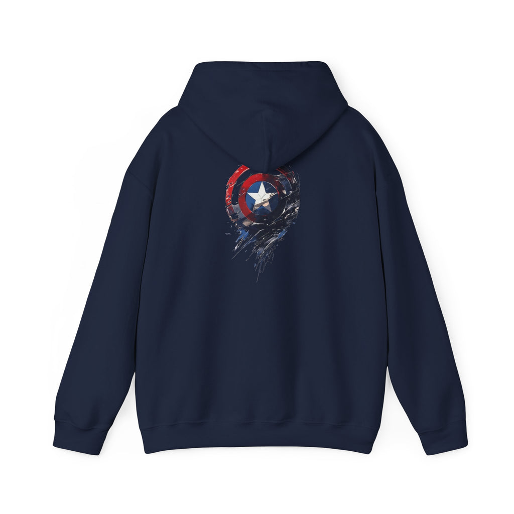 Hooded Sweatshirt - Captain America Design