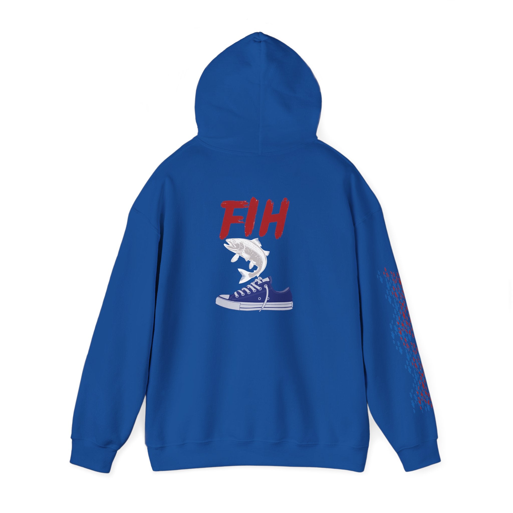 Fishing Patriotic Hoodie, American Flag Sweatshirt, Fisherman Gift, Outdoor Fishing Apparel, USA Pride Jumper