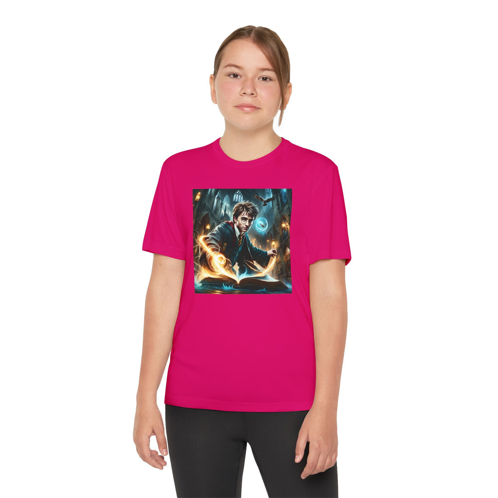 Youth Competitor Tee - Harry Potter, Wizard School Shirt, Magical Kids Top, Hogwarts Fan Gift, Sorcerer's Stone T-Shirt