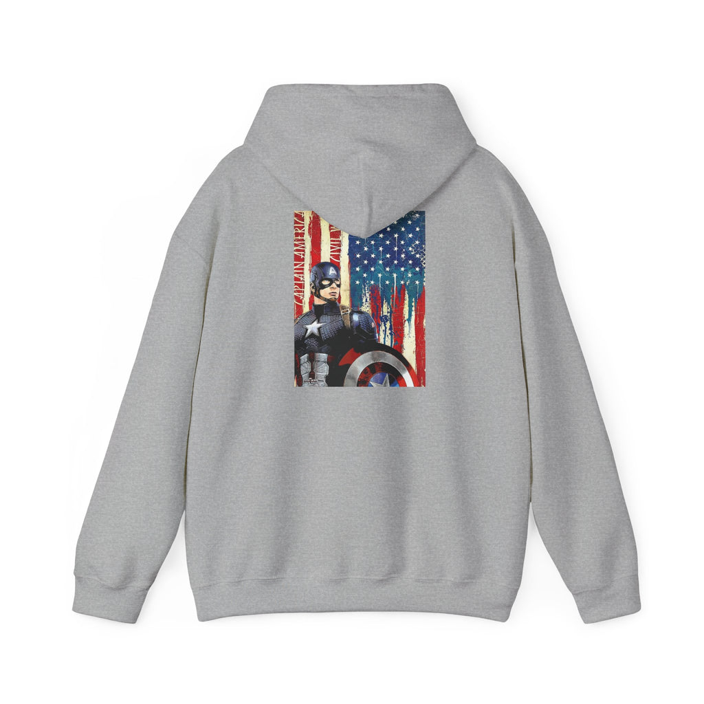 Hooded Sweatshirt - Captain America Design