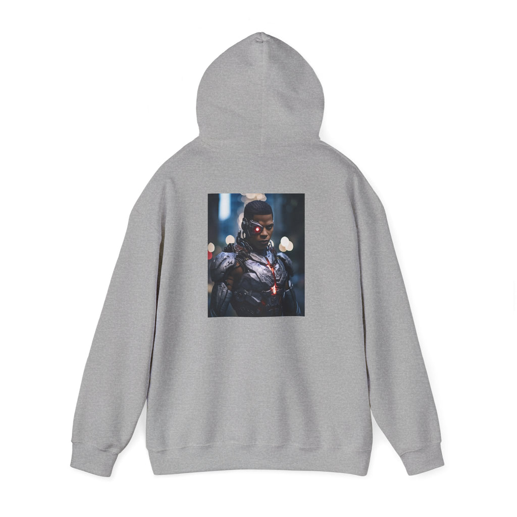 Hooded Sweatshirt - Cyborg Design
