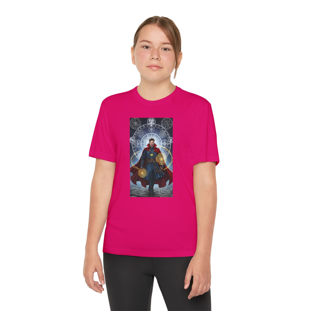 Superhero Youth T-Shirt Sports Graphic Tee, Cool Athletic Shirt for Kids, Perfect for Sports Events, Team Spirit