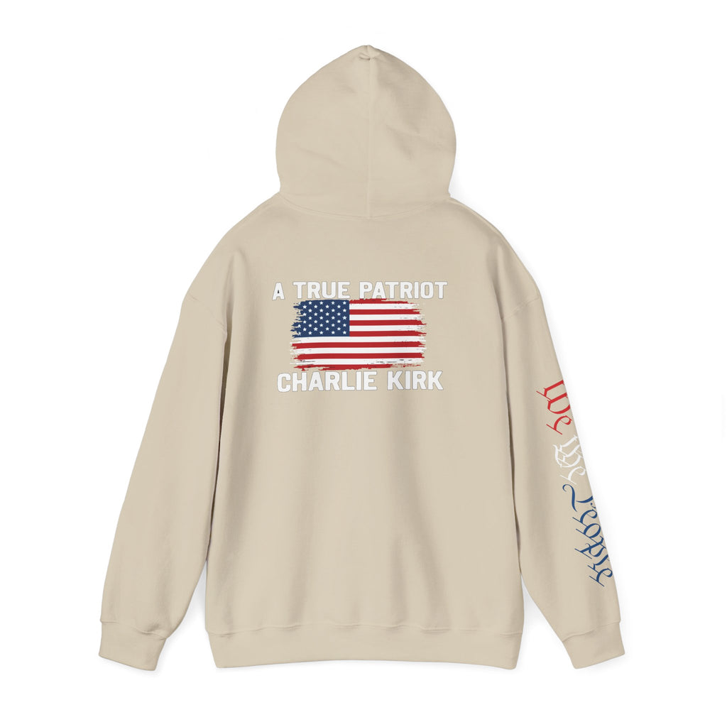 Charlie kirk Patriotic Hoodie Rebel Spirit Unisex Hoodie
