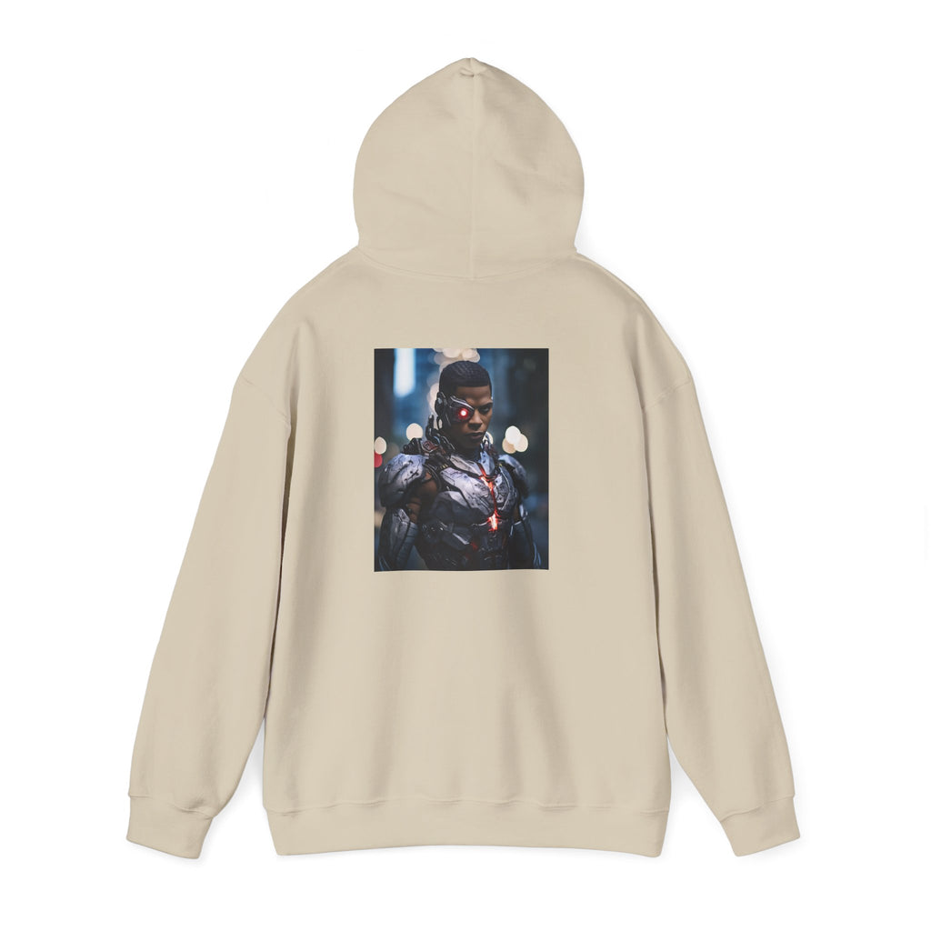 Hooded Sweatshirt - Cyborg Design
