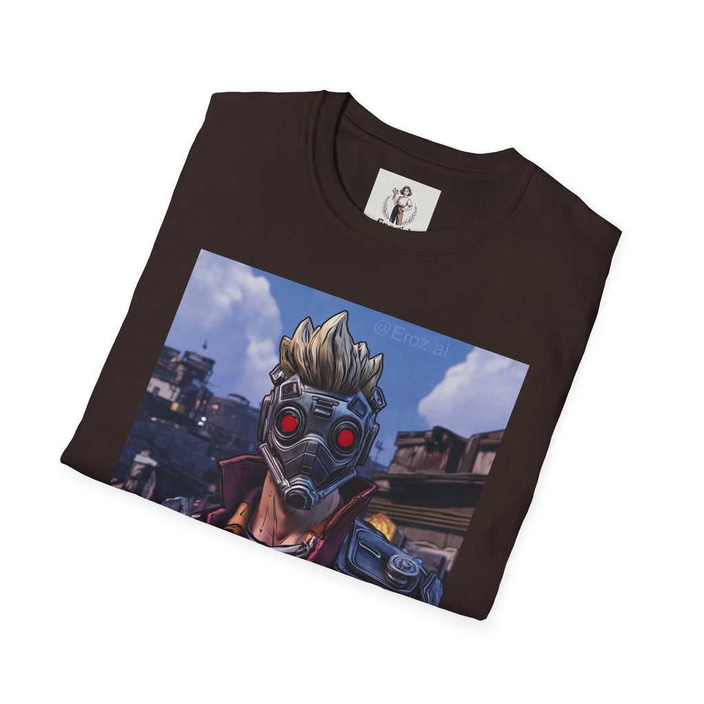 Star-Lord Superhero Marvel Unisex Softstyle T-Shirt, Comic Book Tee, Geeky Clothing, Cosplay Costume Top