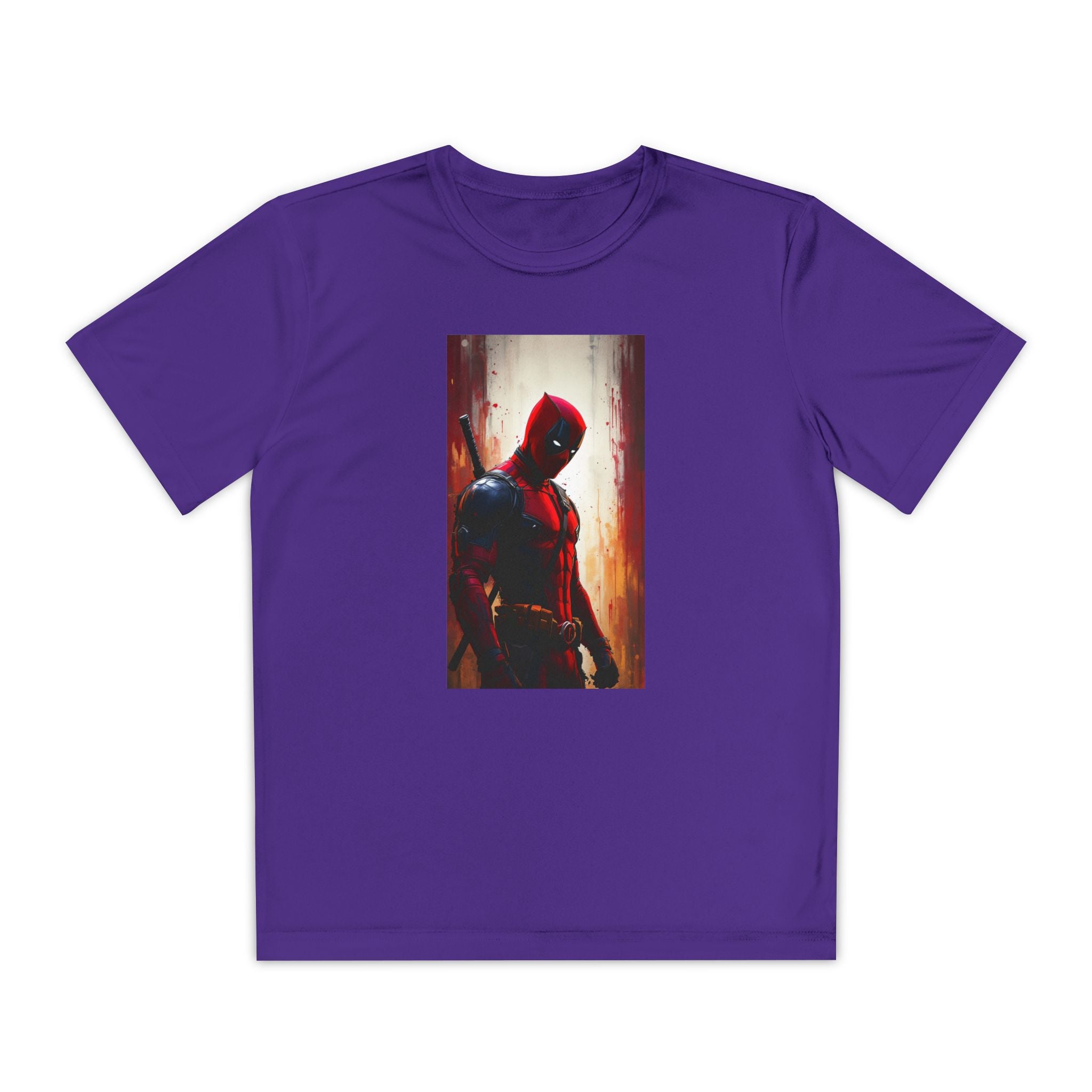 Deadpool Superhero Marvel Patriotic, Kids Graphic T-Shirt, Boys Hero Top, Girls Comic Book Clothing, Birthday
