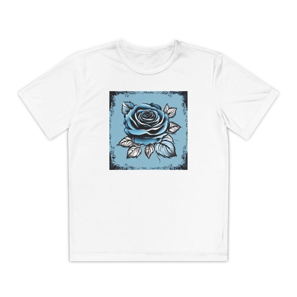 Flower Youth Tshirt, Girls Floral Tee, Kids Spring Shirt, Children's Botanical Top, Teen Blossom T-Shirt