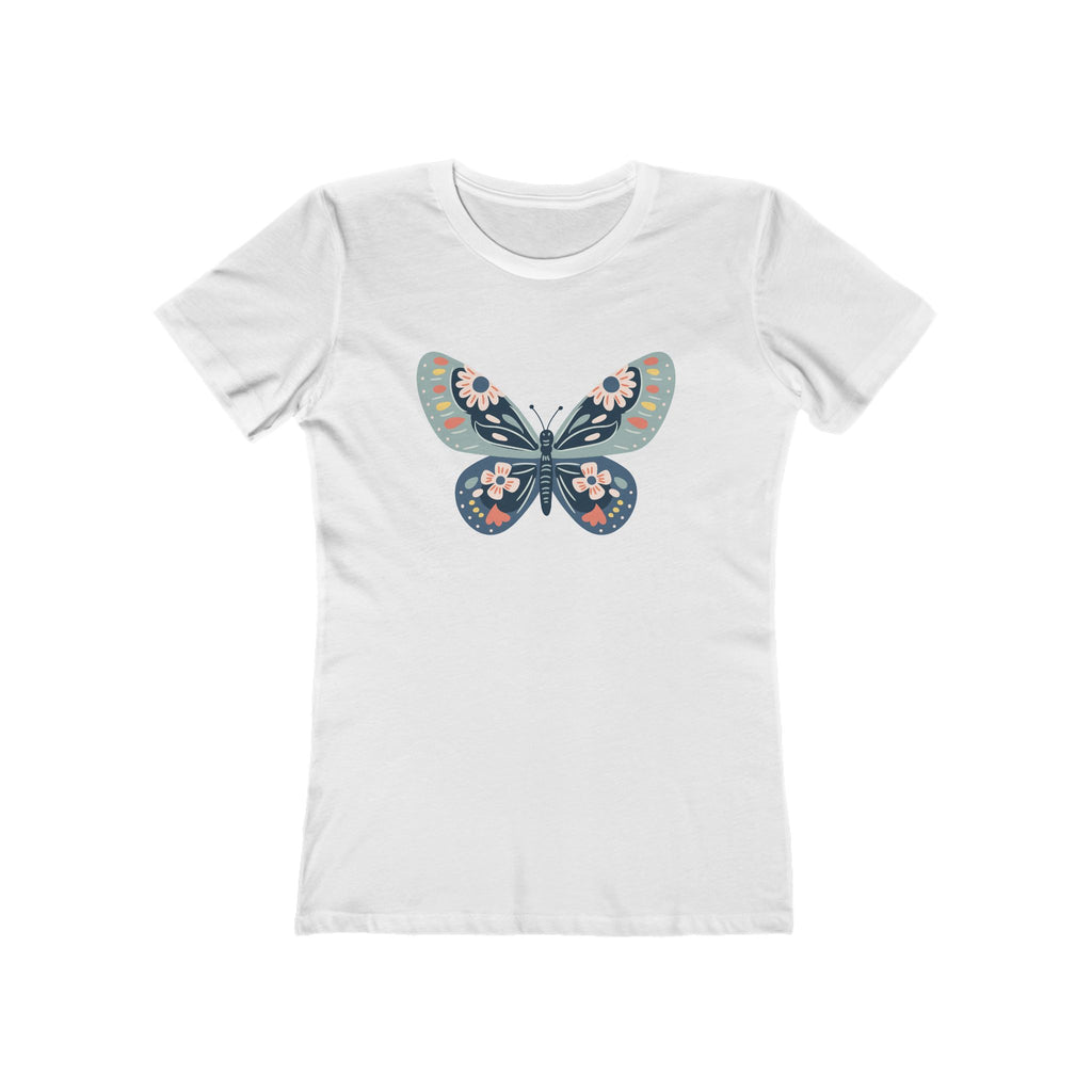 Butterfly Women's Tshirt, Butterfly Graphic Tee, Women's Butterfly Shirt, Butterfly Print Shirt, Boho Butterfly Tee