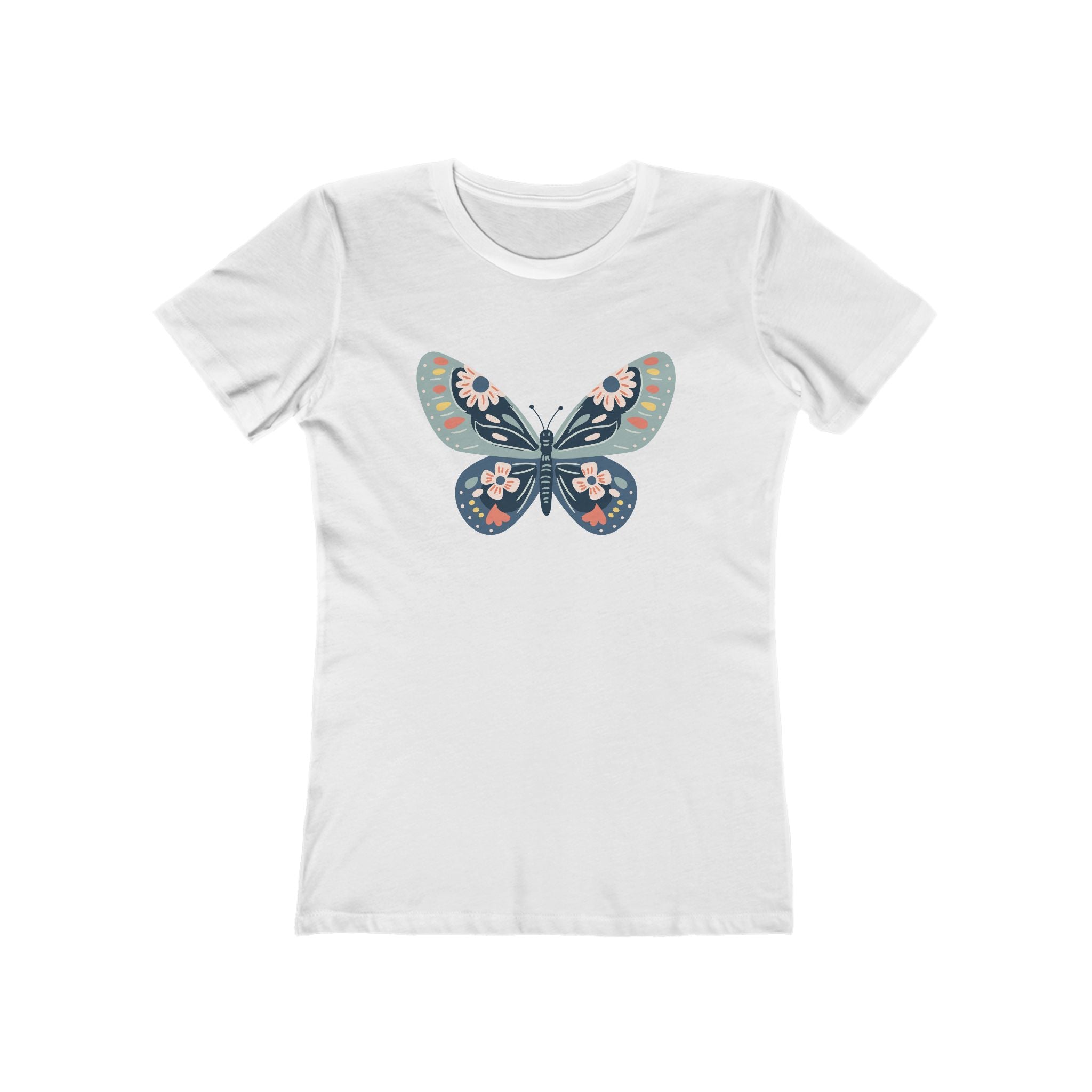 Butterfly Women's Tshirt, Butterfly Graphic Tee, Women's Butterfly Shirt, Butterfly Print Shirt, Boho Butterfly Tee