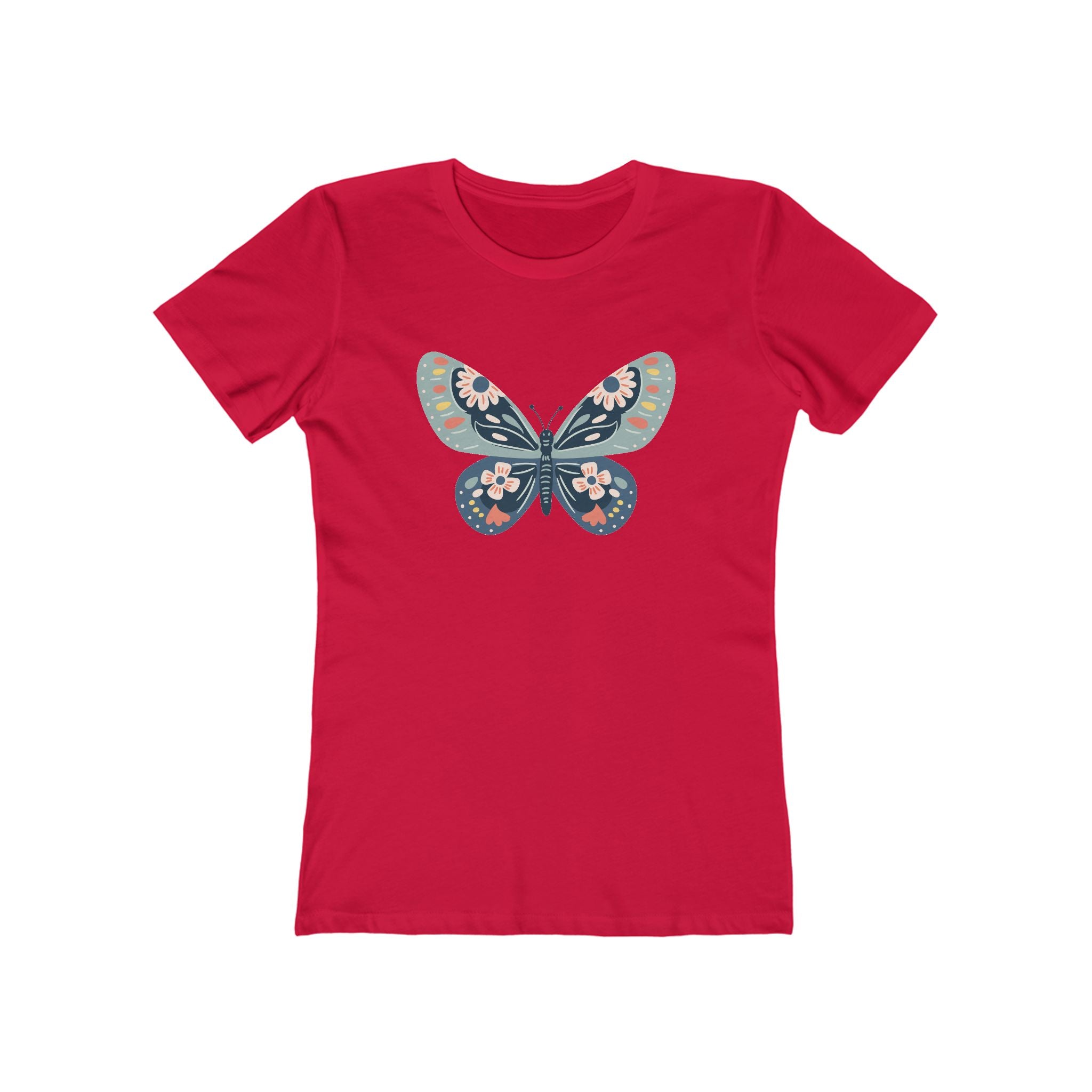 Butterfly Women's Tshirt, Butterfly Graphic Tee, Women's Butterfly Shirt, Butterfly Print Shirt, Boho Butterfly Tee