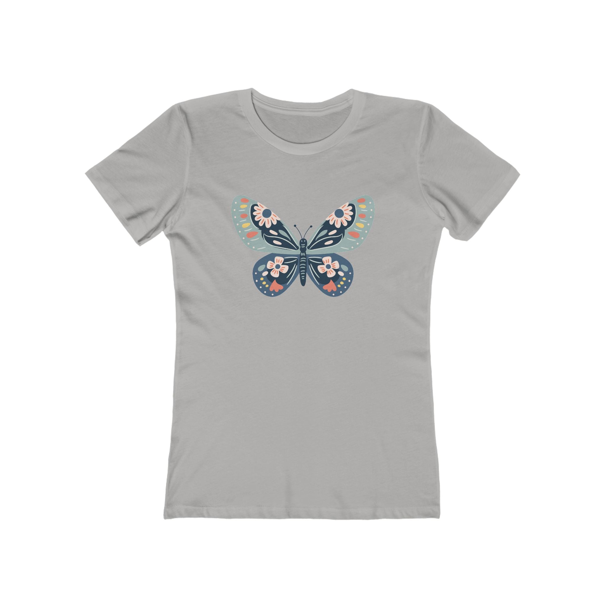 Butterfly Women's Tshirt, Butterfly Graphic Tee, Women's Butterfly Shirt, Butterfly Print Shirt, Boho Butterfly Tee