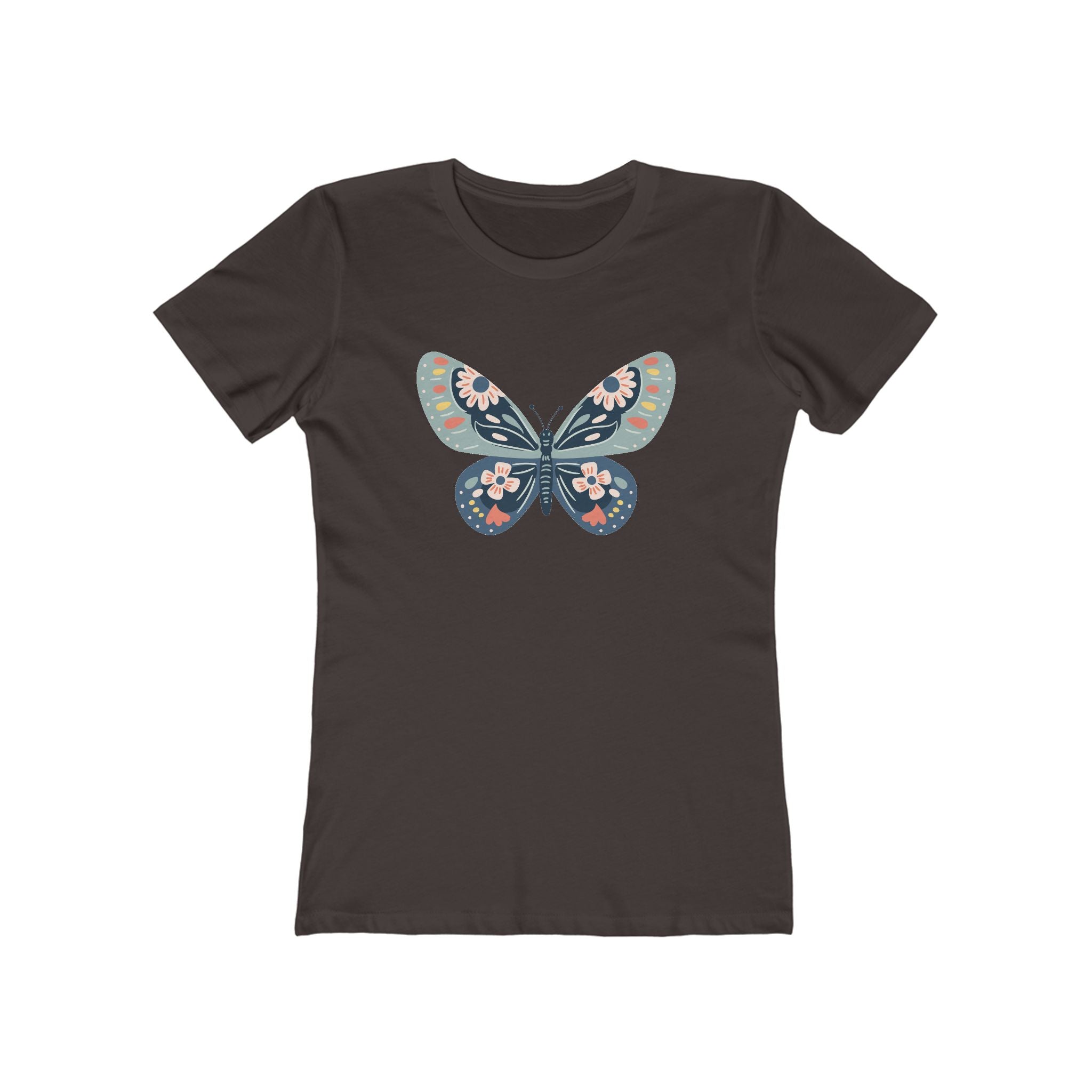 Butterfly Women's Tshirt, Butterfly Graphic Tee, Women's Butterfly Shirt, Butterfly Print Shirt, Boho Butterfly Tee
