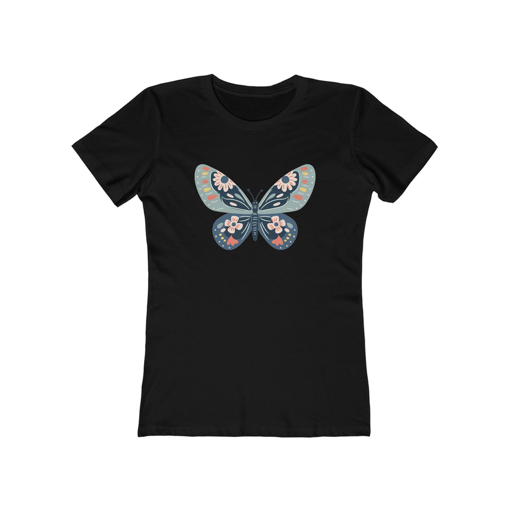 Butterfly Women's Tshirt, Butterfly Graphic Tee, Women's Butterfly Shirt, Butterfly Print Shirt, Boho Butterfly Tee