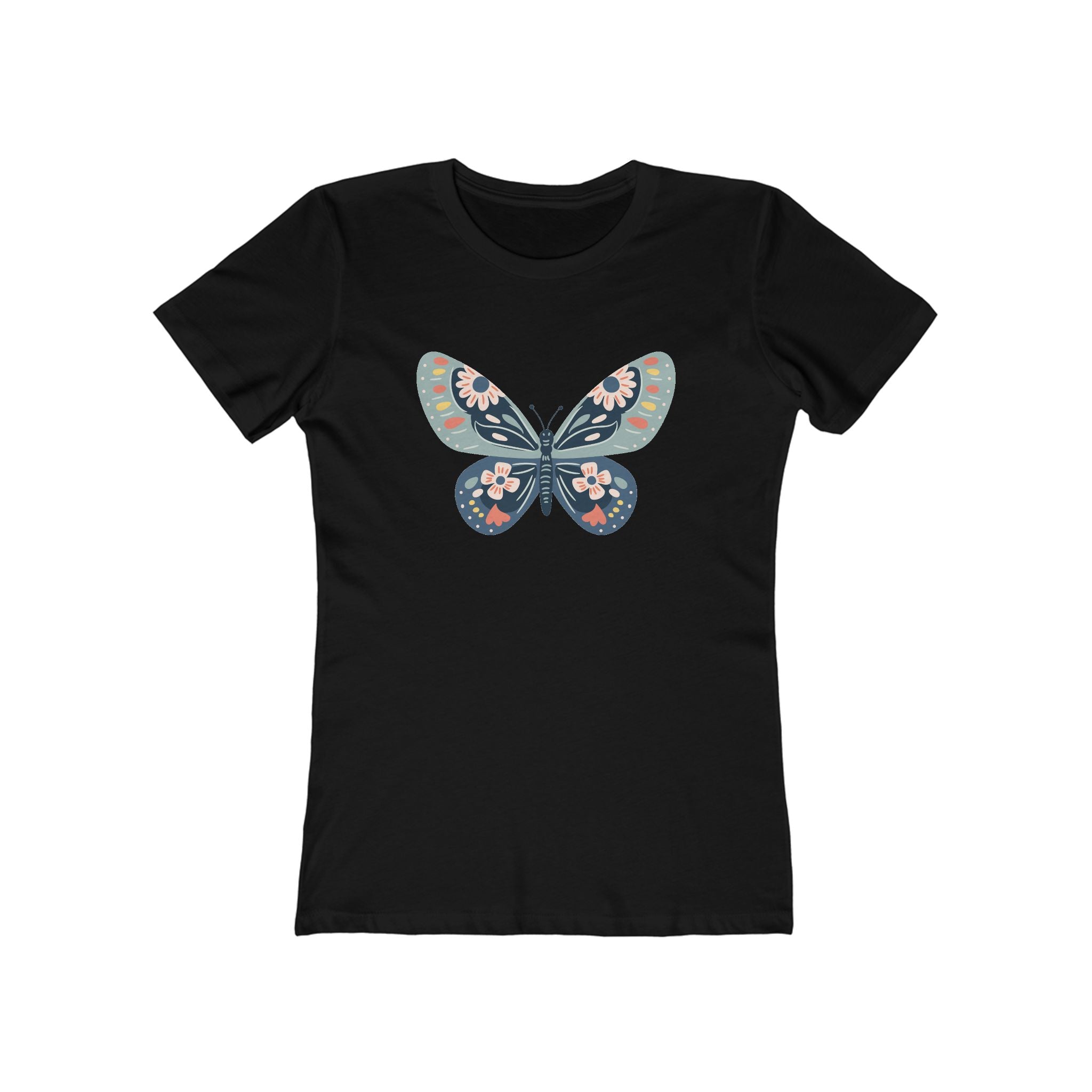Butterfly Women's Tshirt, Butterfly Graphic Tee, Women's Butterfly Shirt, Butterfly Print Shirt, Boho Butterfly Tee