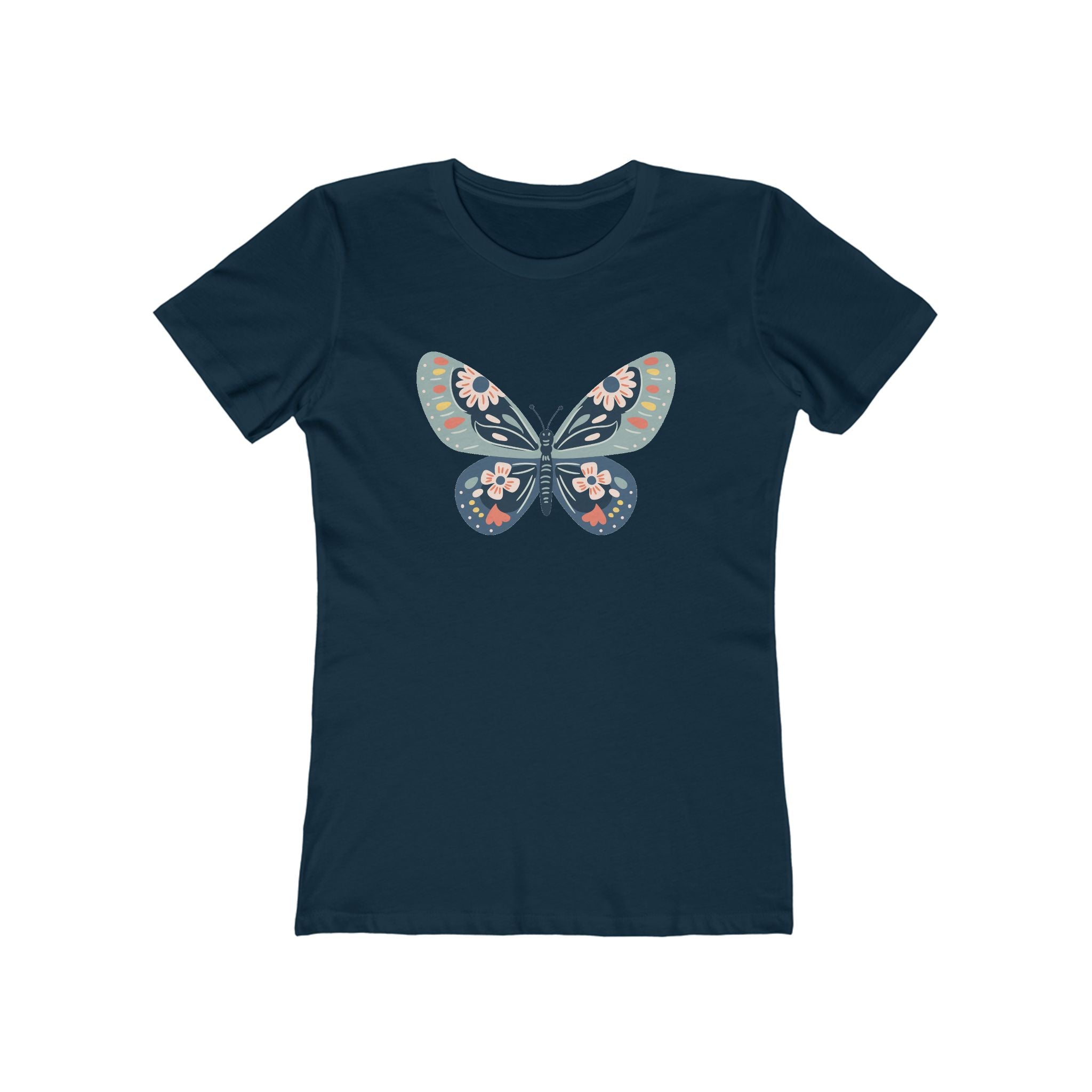 Butterfly Women's Tshirt, Butterfly Graphic Tee, Women's Butterfly Shirt, Butterfly Print Shirt, Boho Butterfly Tee