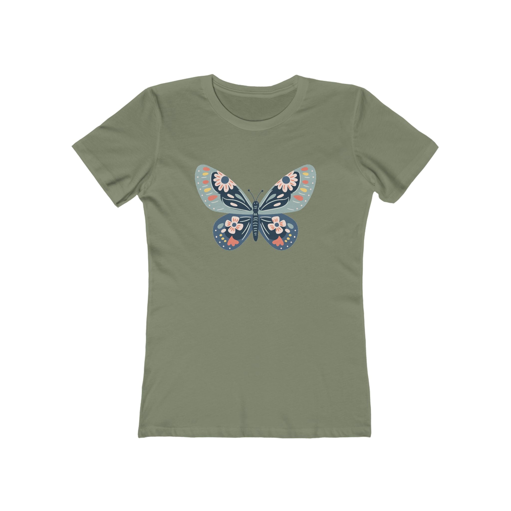 Butterfly Women's Tshirt, Butterfly Graphic Tee, Women's Butterfly Shirt, Butterfly Print Shirt, Boho Butterfly Tee