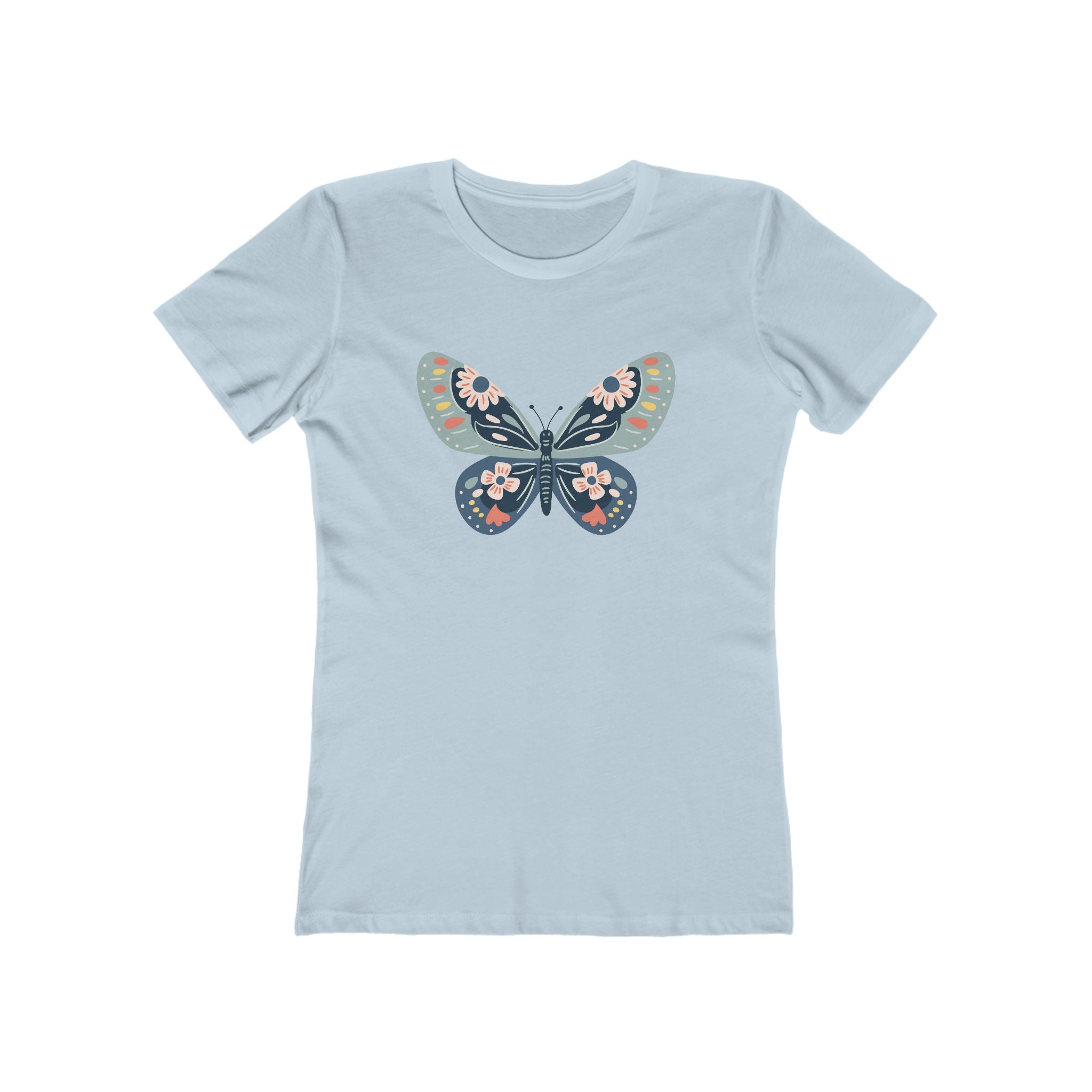 Butterfly Women's Tshirt, Butterfly Graphic Tee, Women's Butterfly Shirt, Butterfly Print Shirt, Boho Butterfly Tee